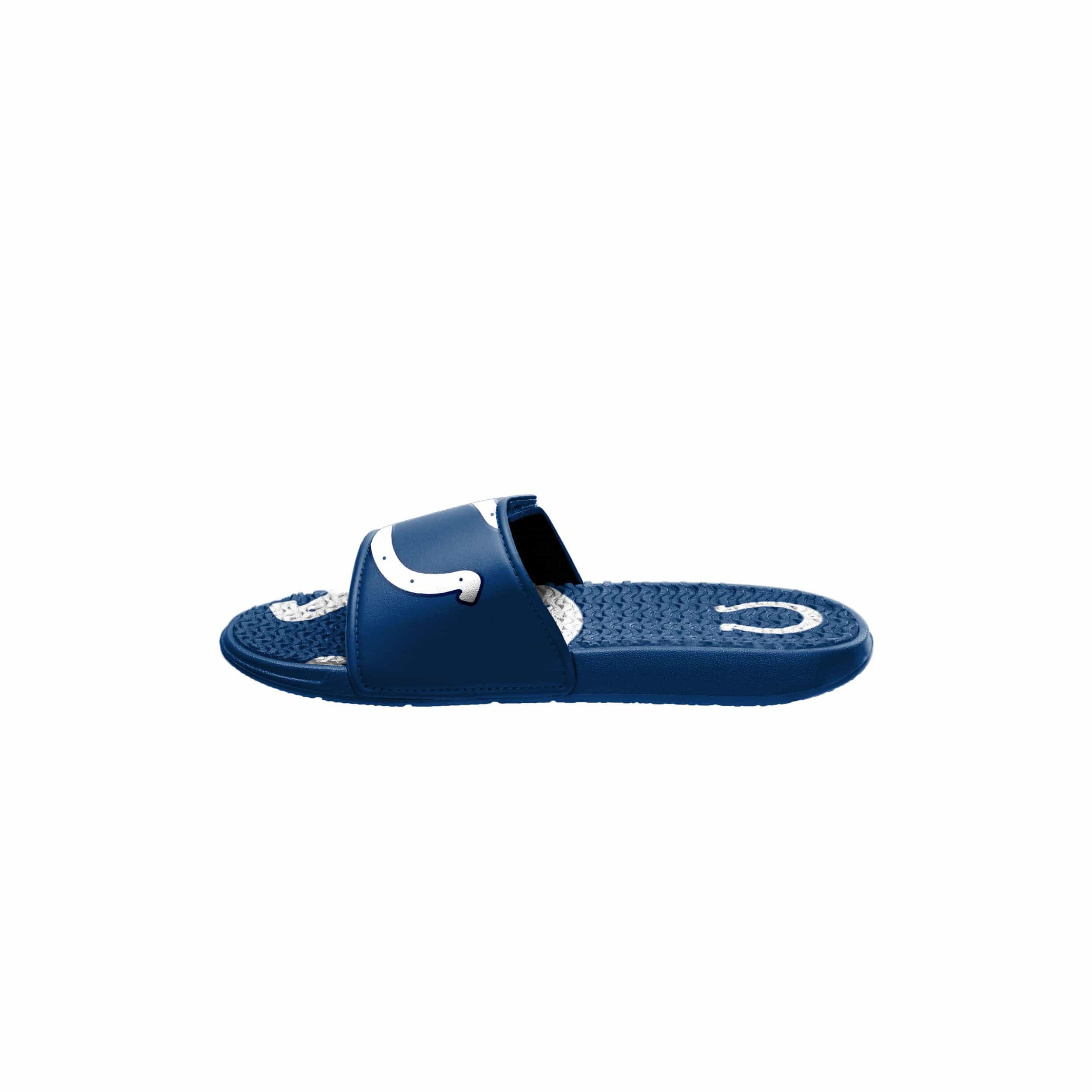 Indianapolis Colts NFL Youth Colorblock Big Logo Gel Slide - Image 4