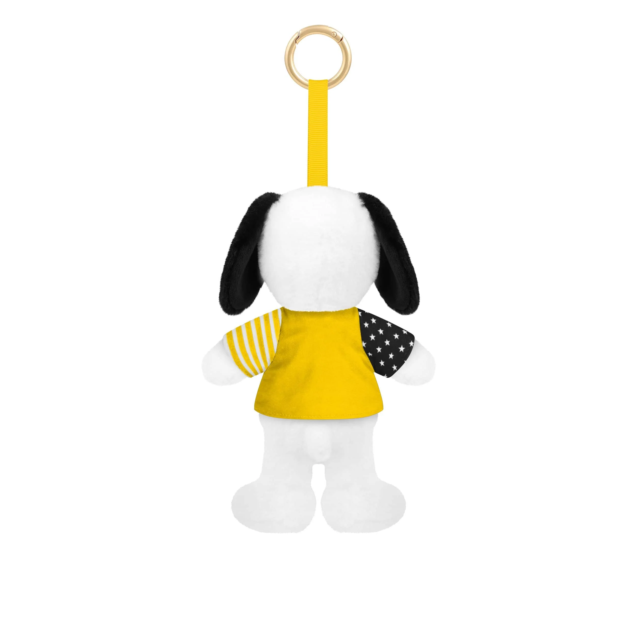 Iowa Hawkeyes NCAA Americana Plush Snoopy Peanuts Bag Charm Keychain - Image 2