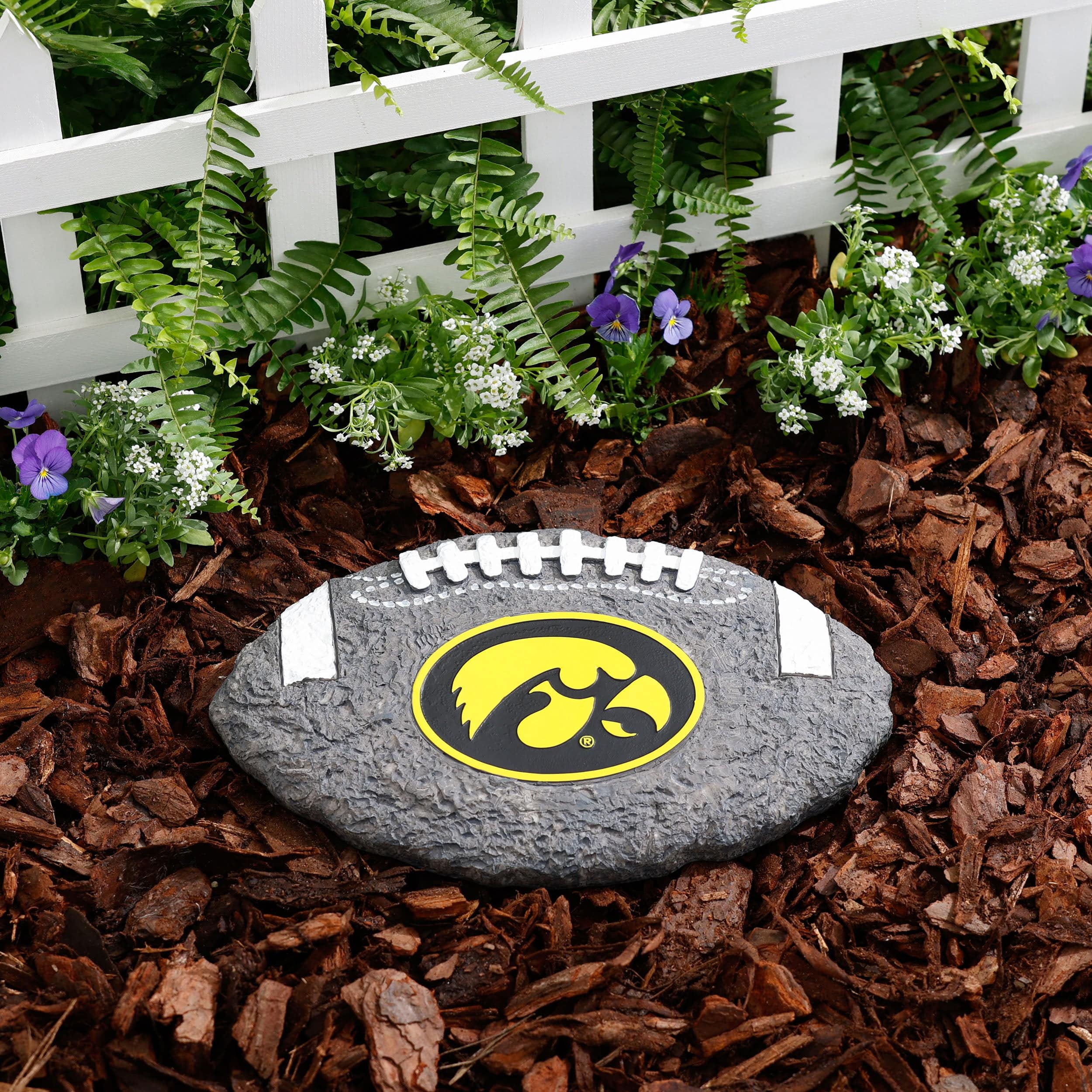 Iowa Hawkeyes NCAA Ball Garden Stone - Image 2