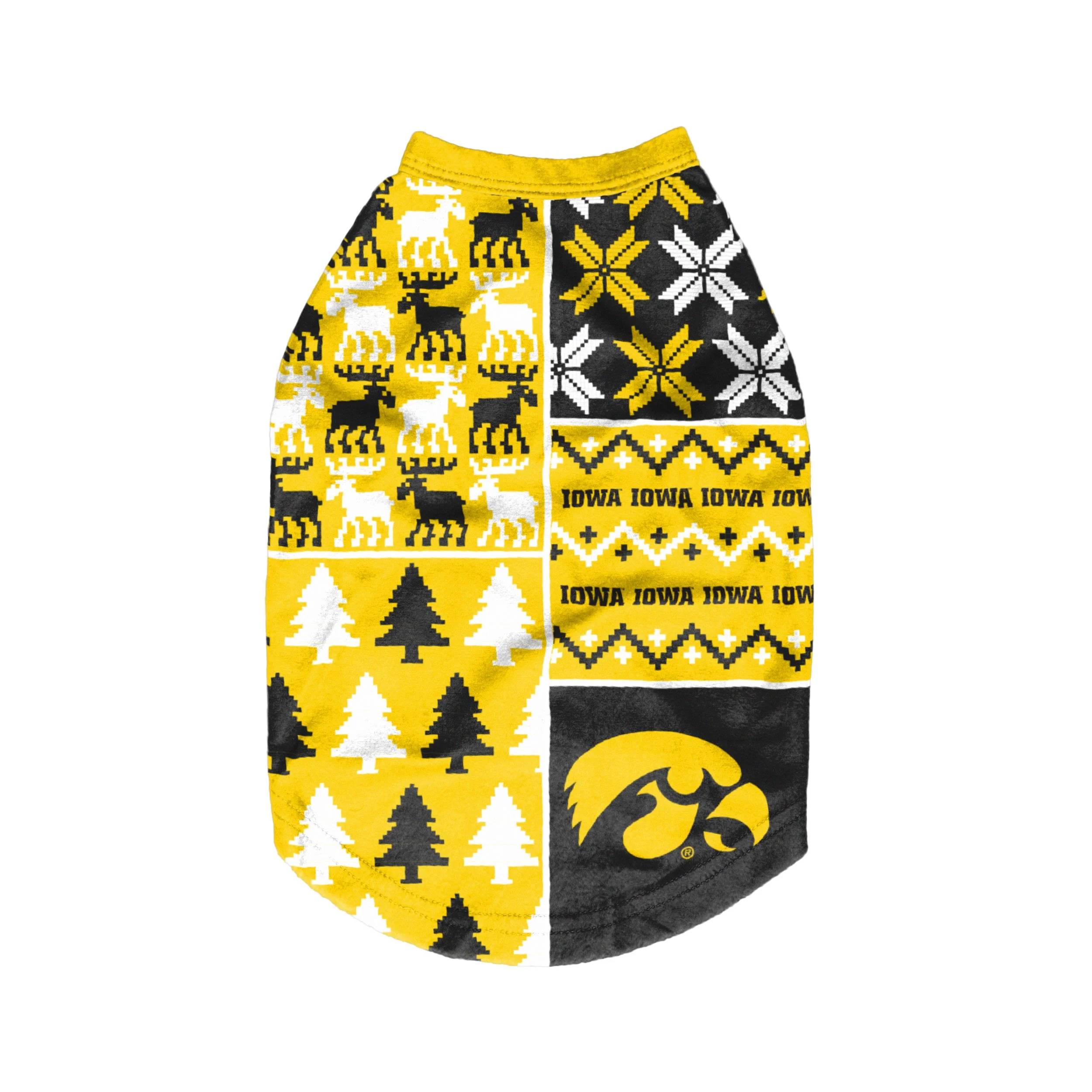 Iowa Hawkeyes NCAA Busy Block Dog Sweater - Image 2