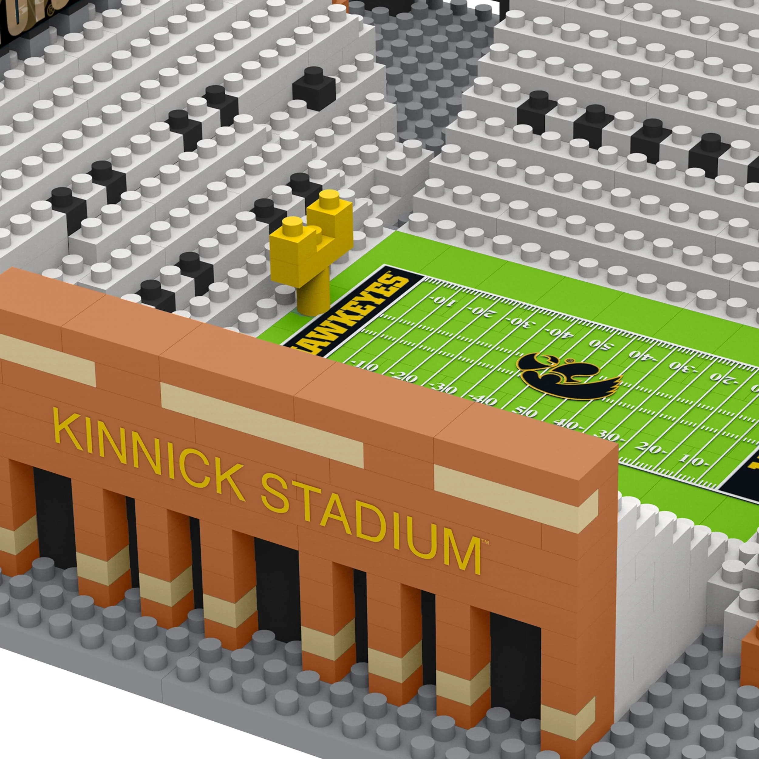 Iowa Hawkeyes NCAA Kinnick Stadium Mini BRXLZ Stadium - Image 3