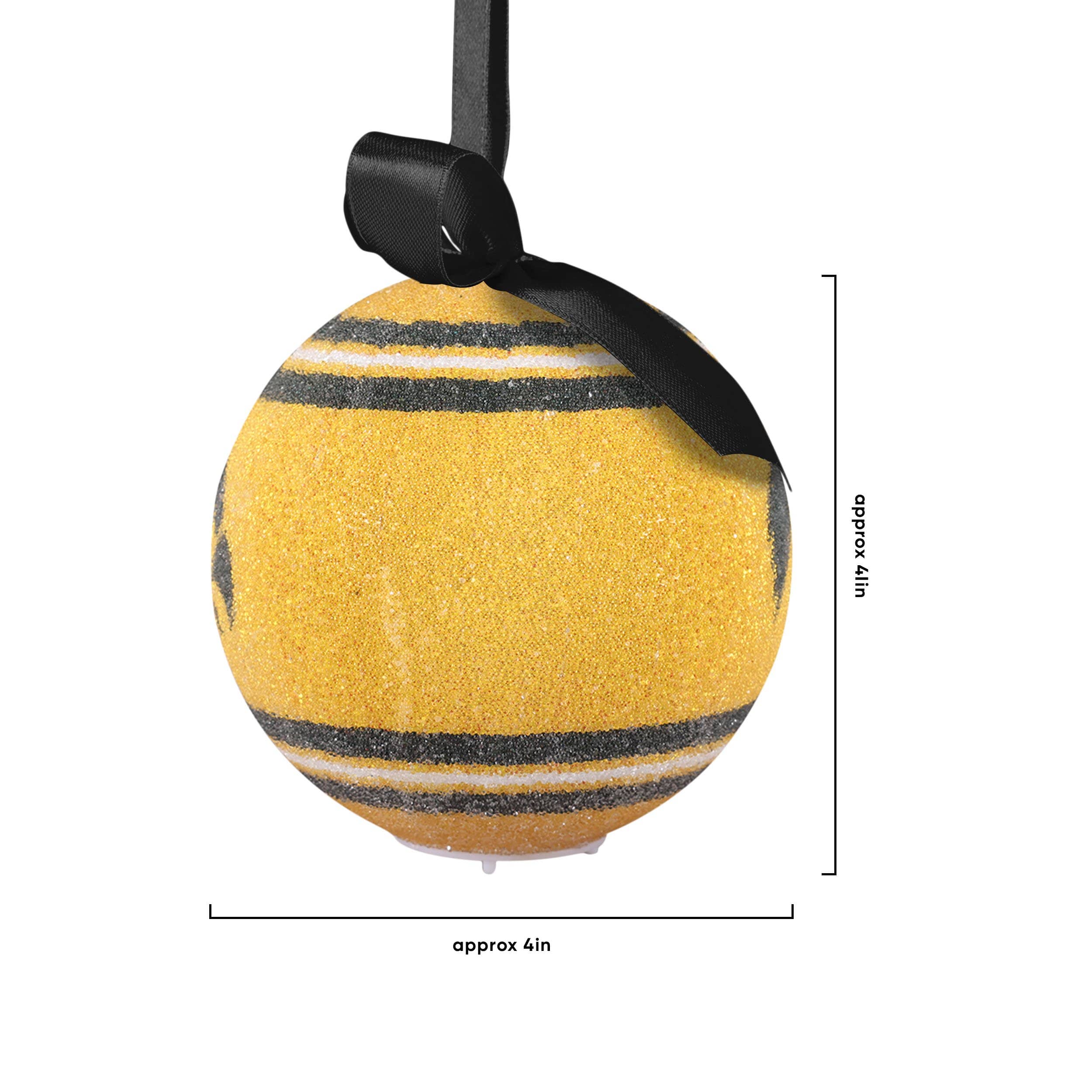 Iowa Hawkeyes NCAA LED Shatterproof Ball Ornament - Image 4