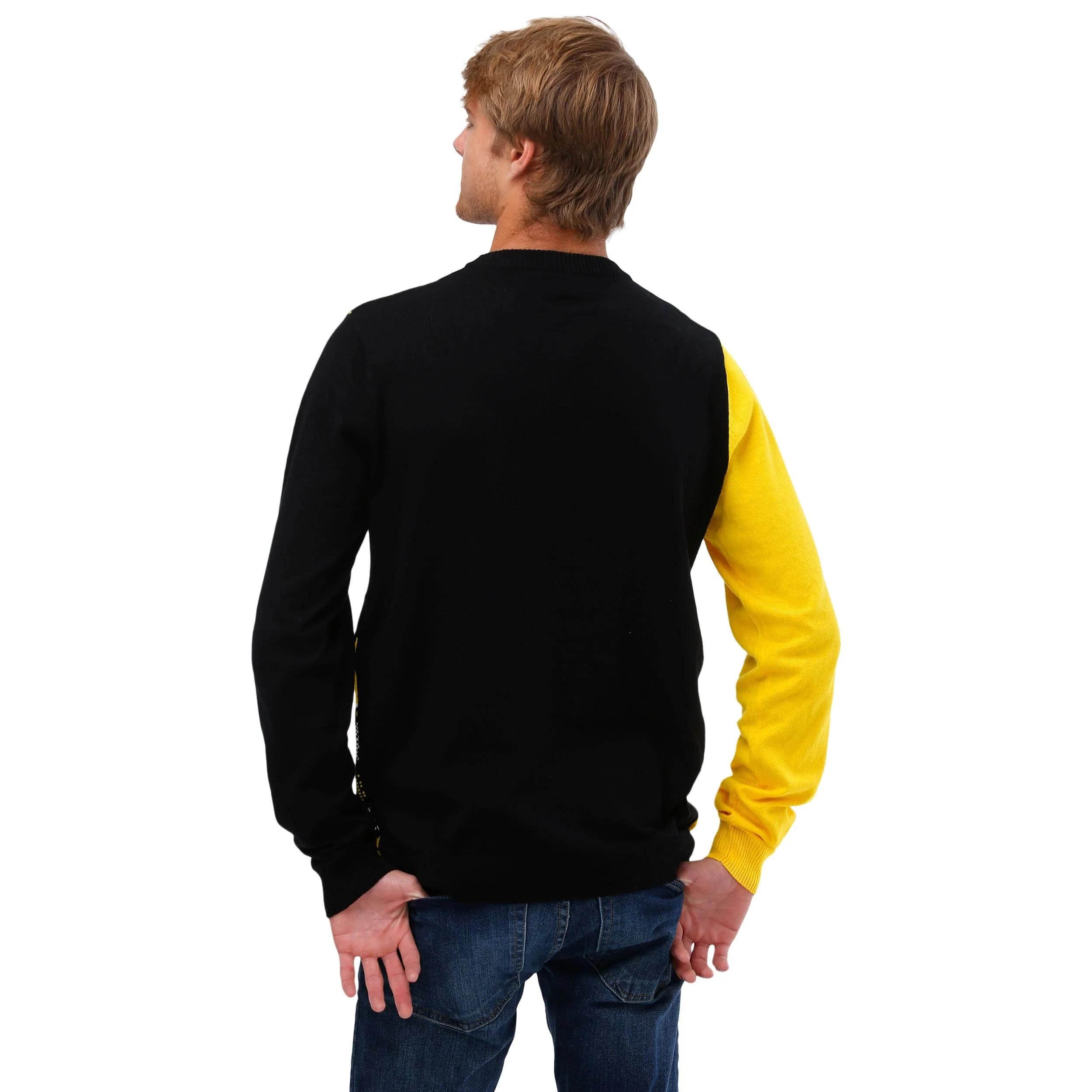 Iowa Hawkeyes NCAA Mens Busy Block Snowfall Sweater - Image 3