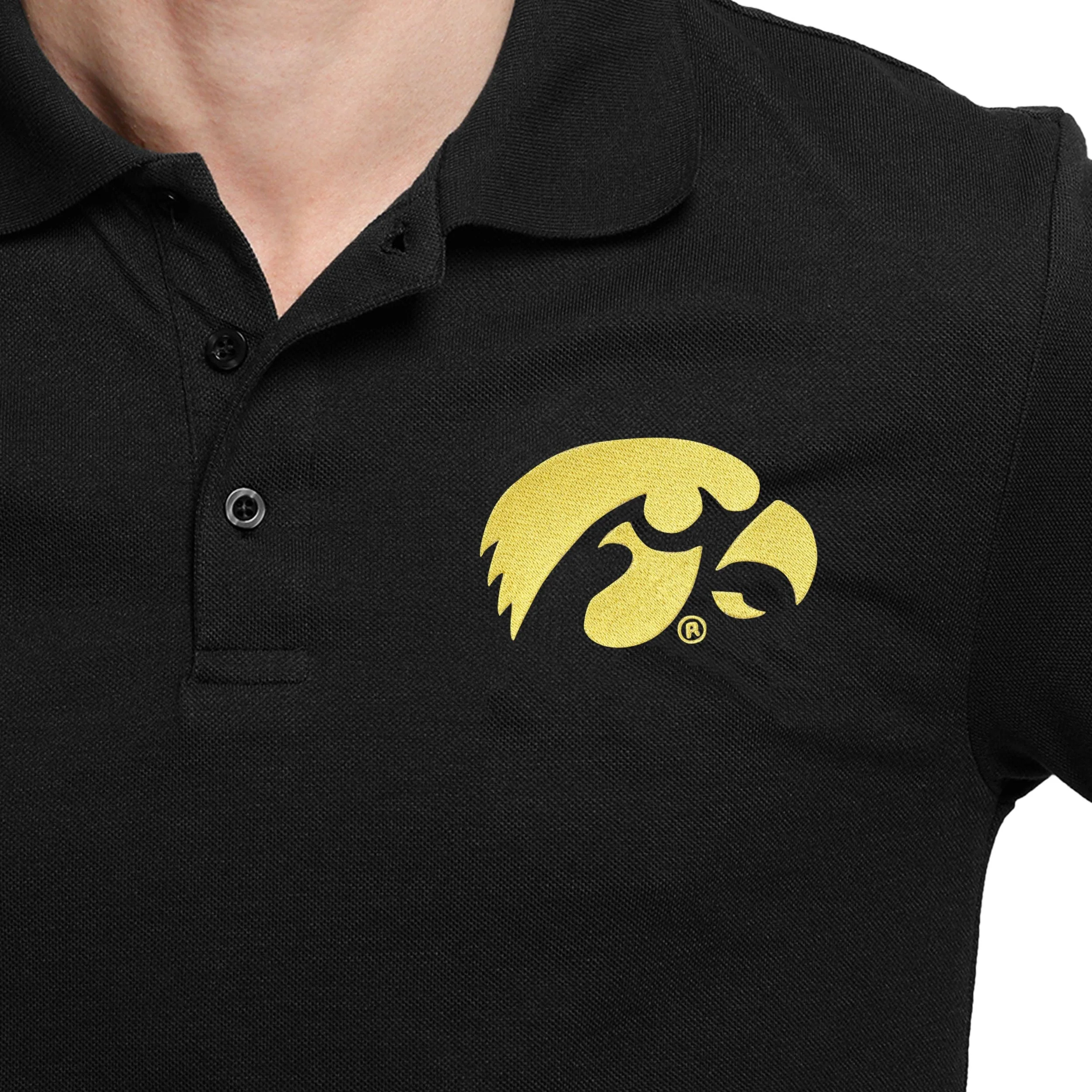 Iowa Hawkeyes NCAA Mens Casual Color Polo - Image 5