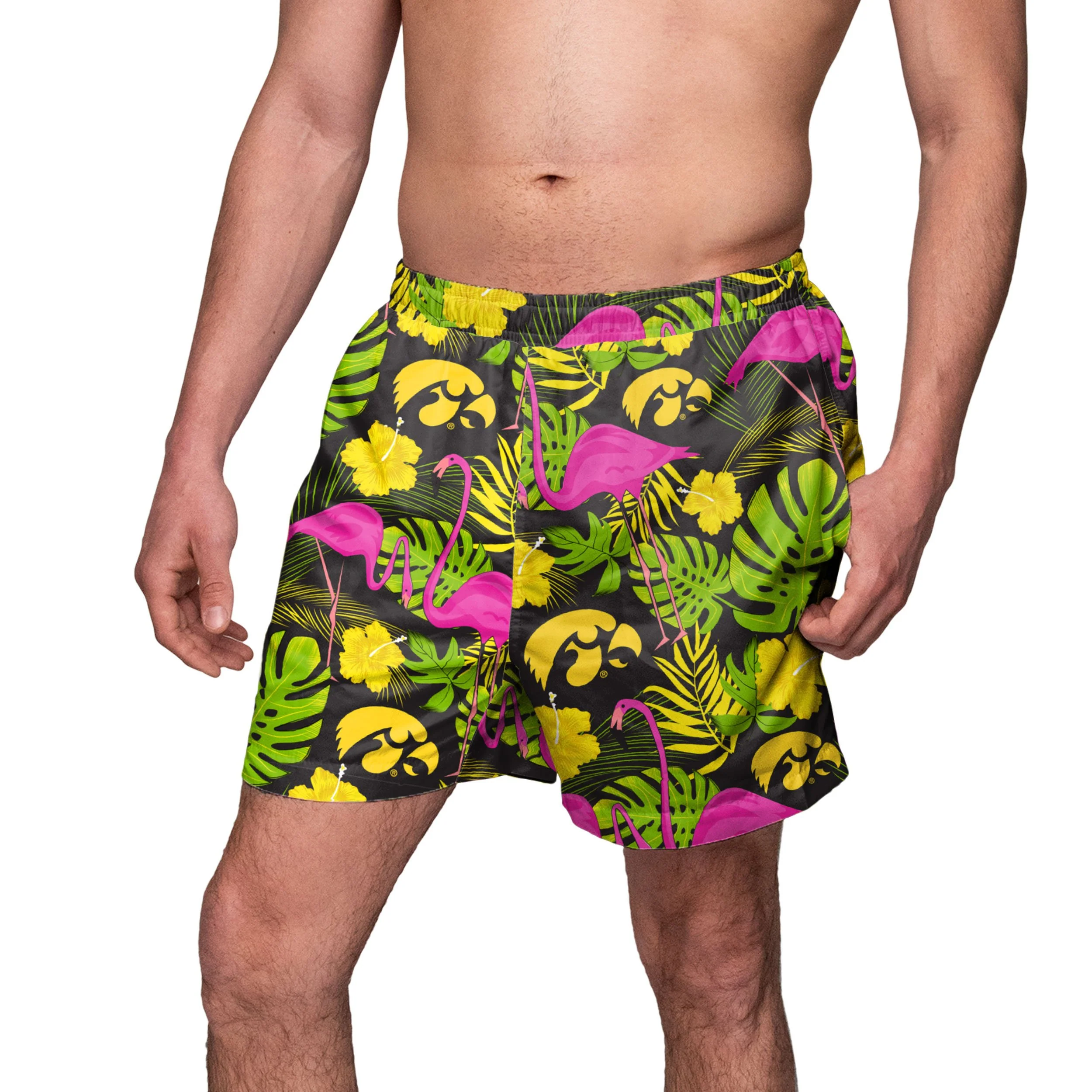 Iowa Hawkeyes NCAA Mens Highlights Swimming Trunks - Image 2