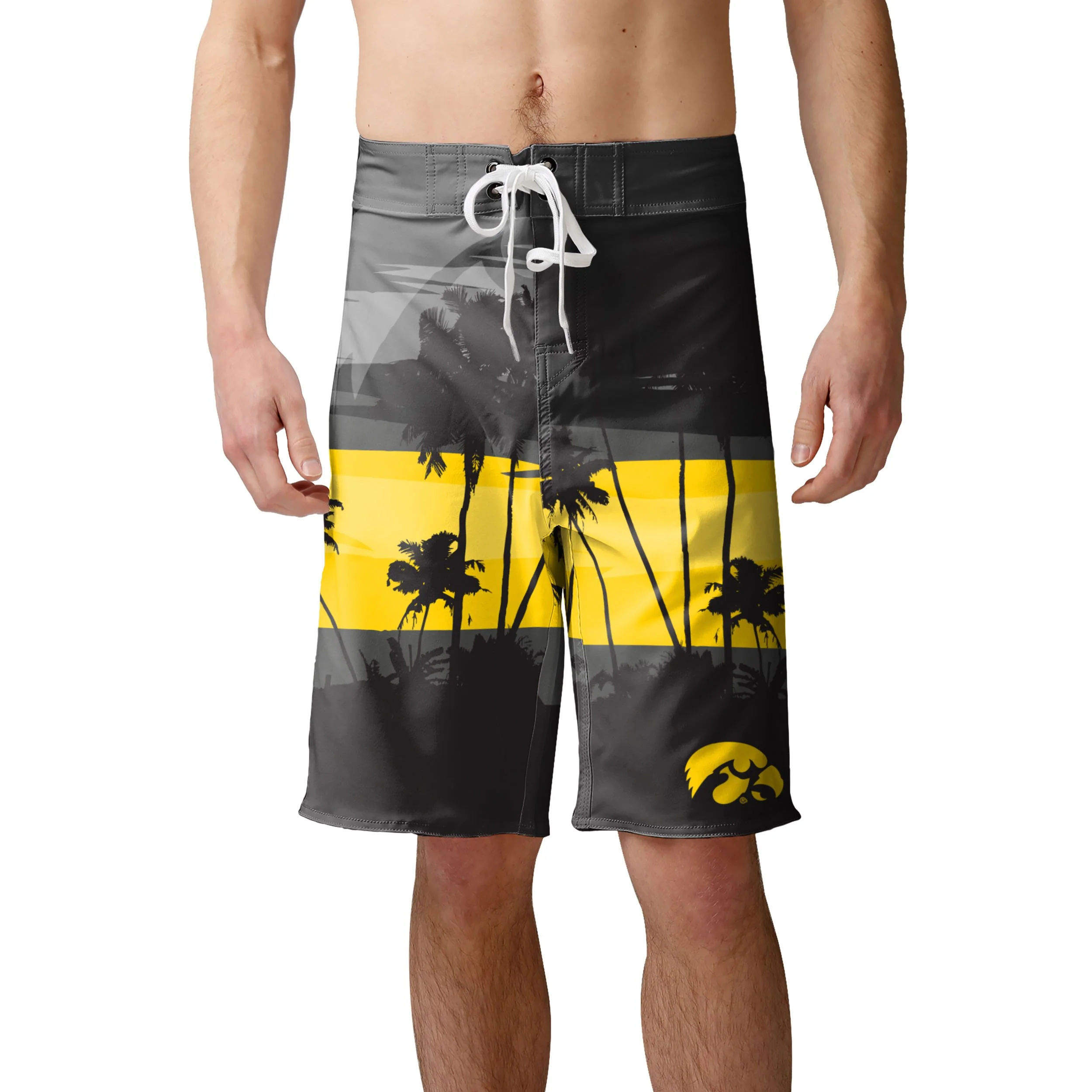 Iowa Hawkeyes NCAA Mens Sunset Boardshorts - Image 2