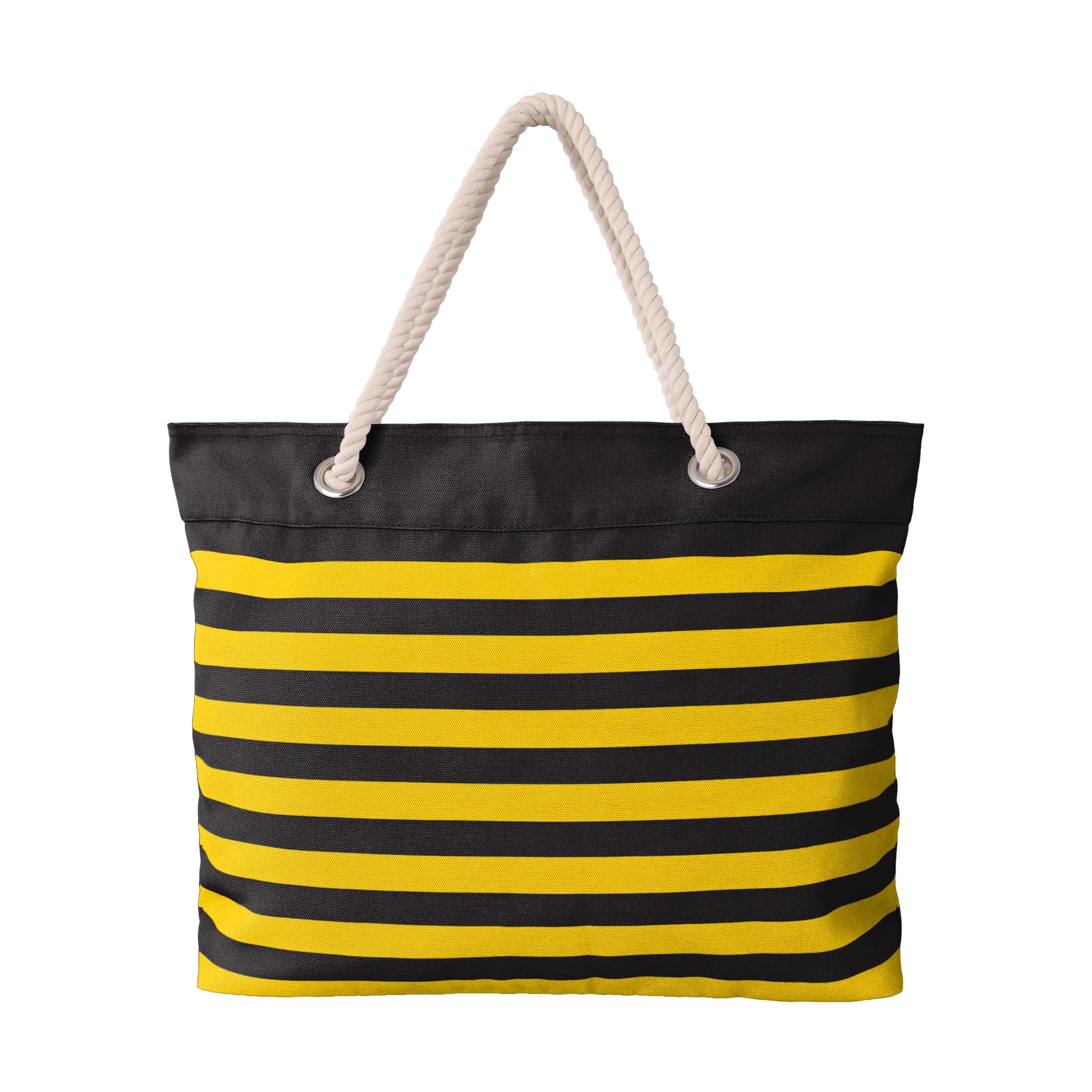 Iowa Hawkeyes NCAA Nautical Stripe Tote Bag - Image 3