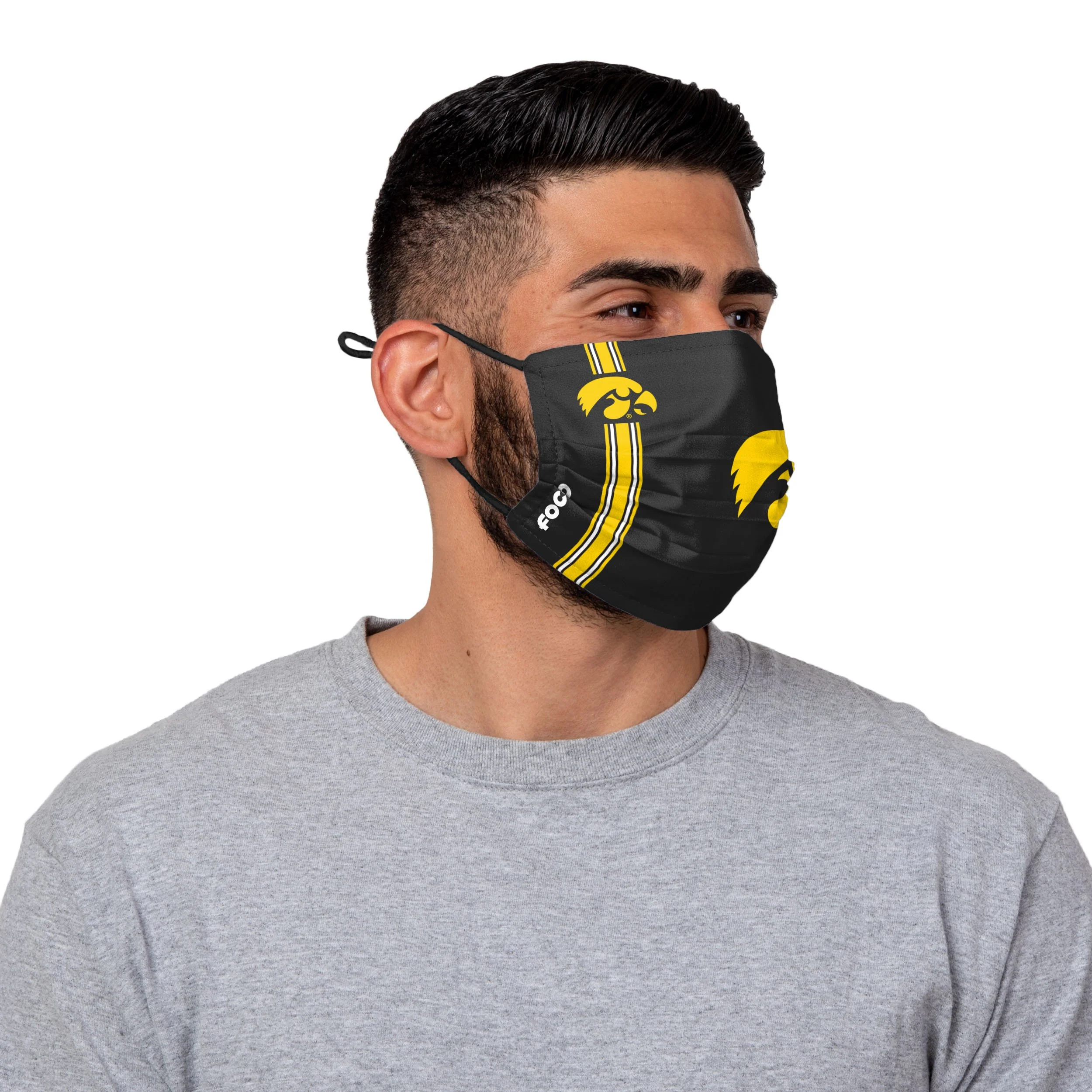 Iowa Hawkeyes NCAA On-Field Sideline Logo Home Face Cover - Image 2