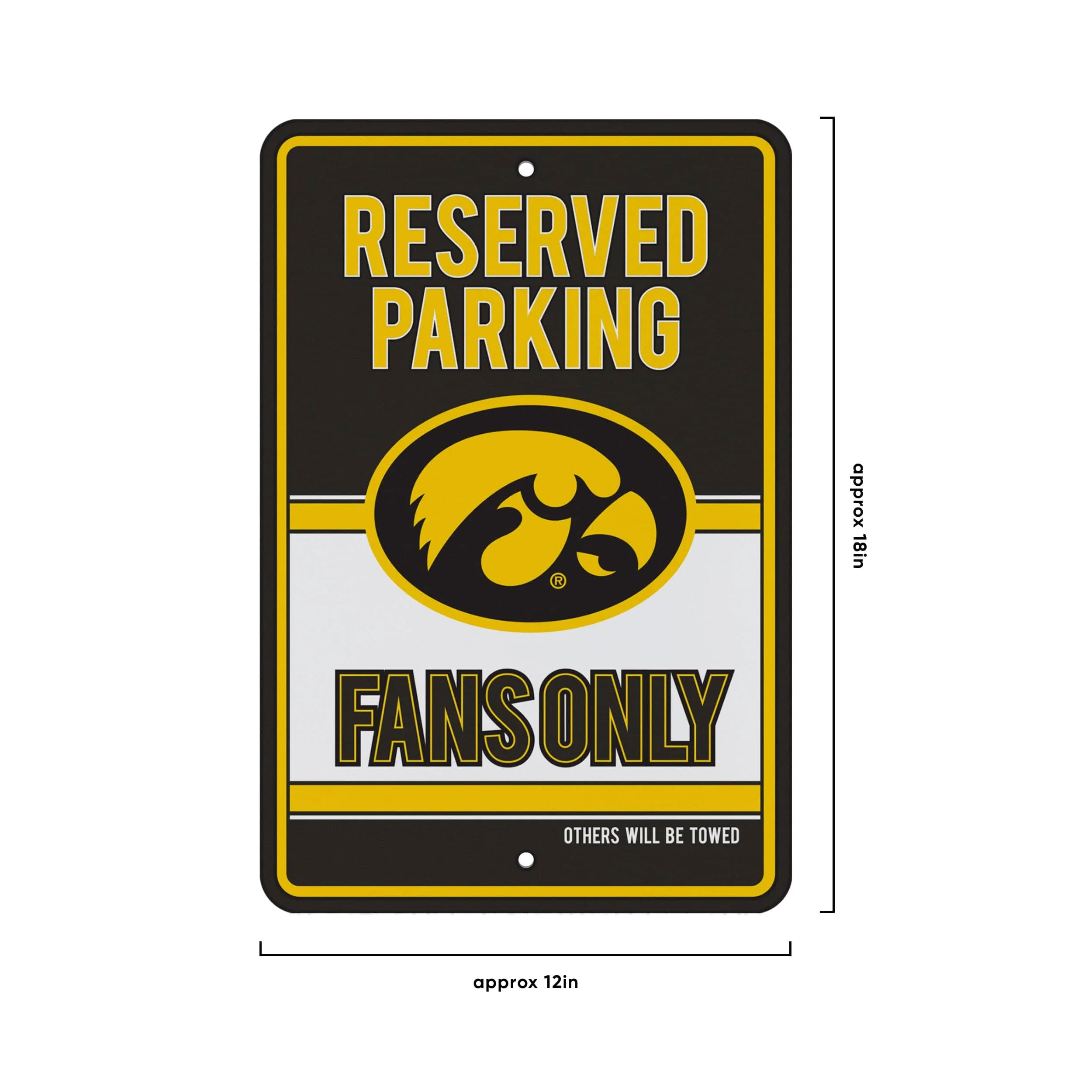 Iowa Hawkeyes NCAA Road Sign - Image 4