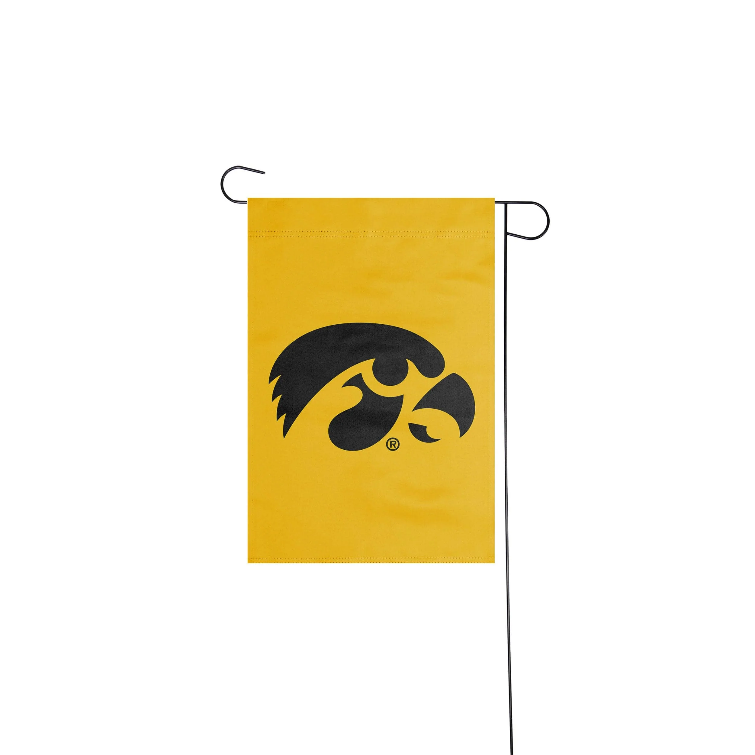 Iowa Hawkeyes NCAA Solid Garden Flag - Image 2