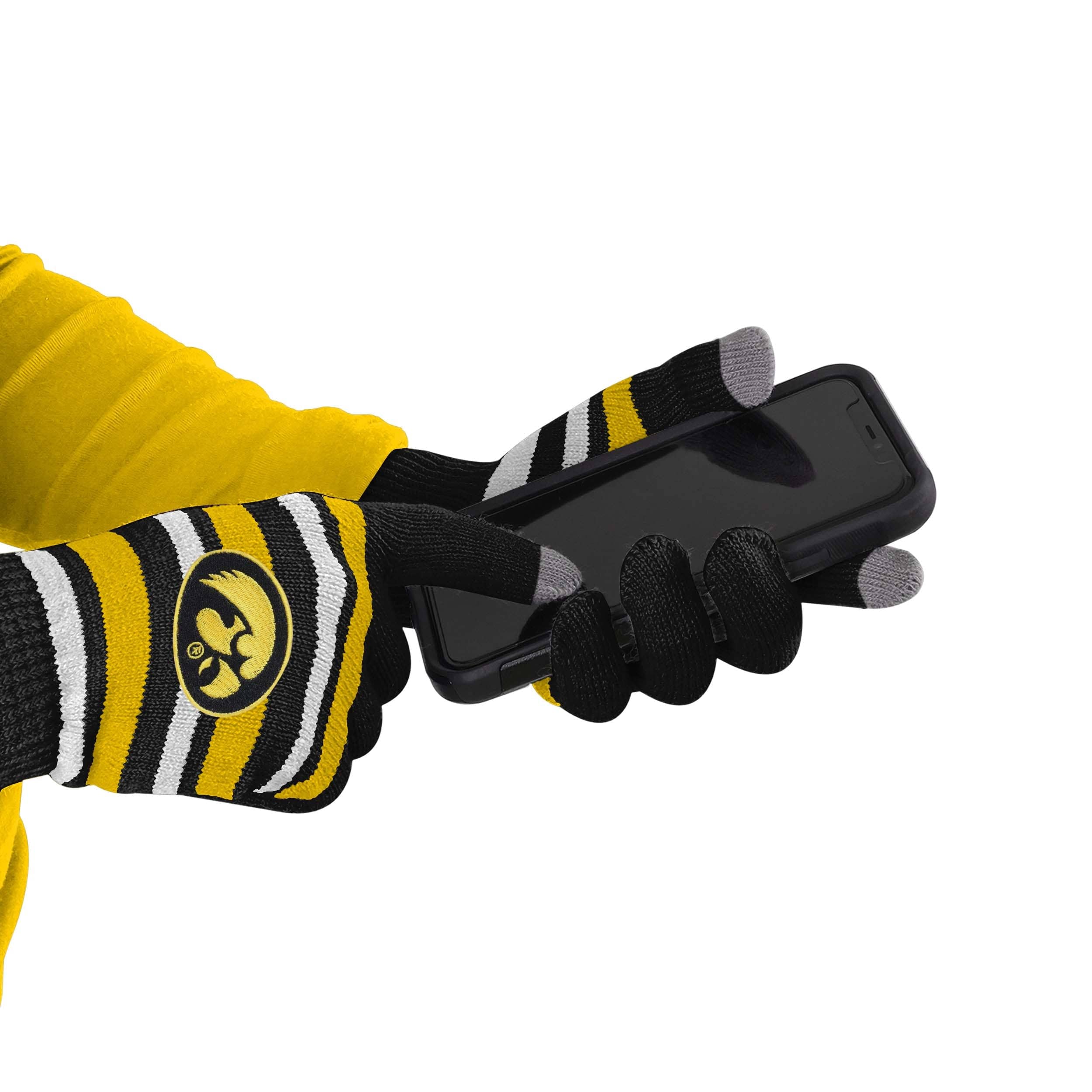 Iowa Hawkeyes NCAA Stretch Gloves - Image 2