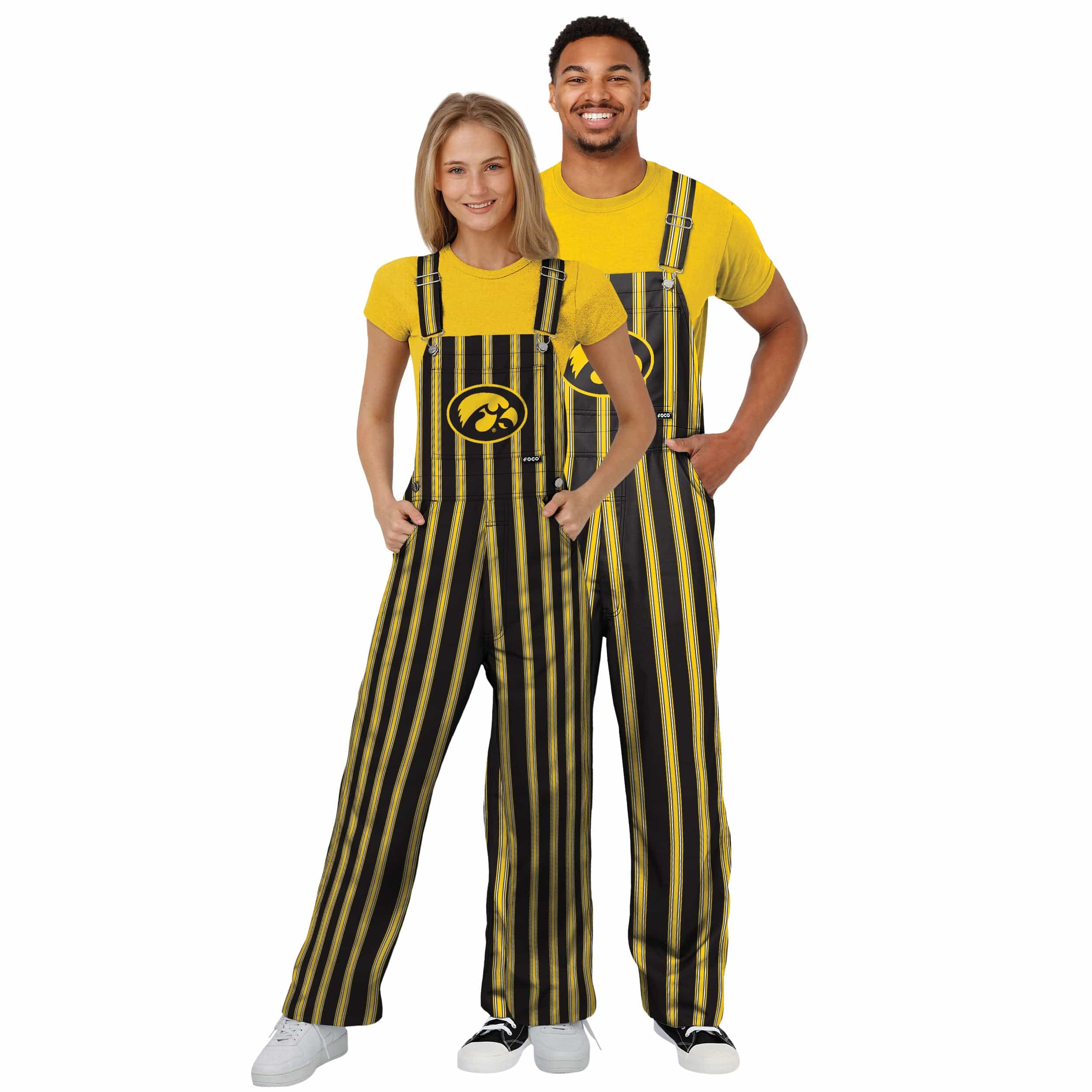 Iowa Hawkeyes NCAA Womens Sideline Spirit Bib Overalls - Image 3