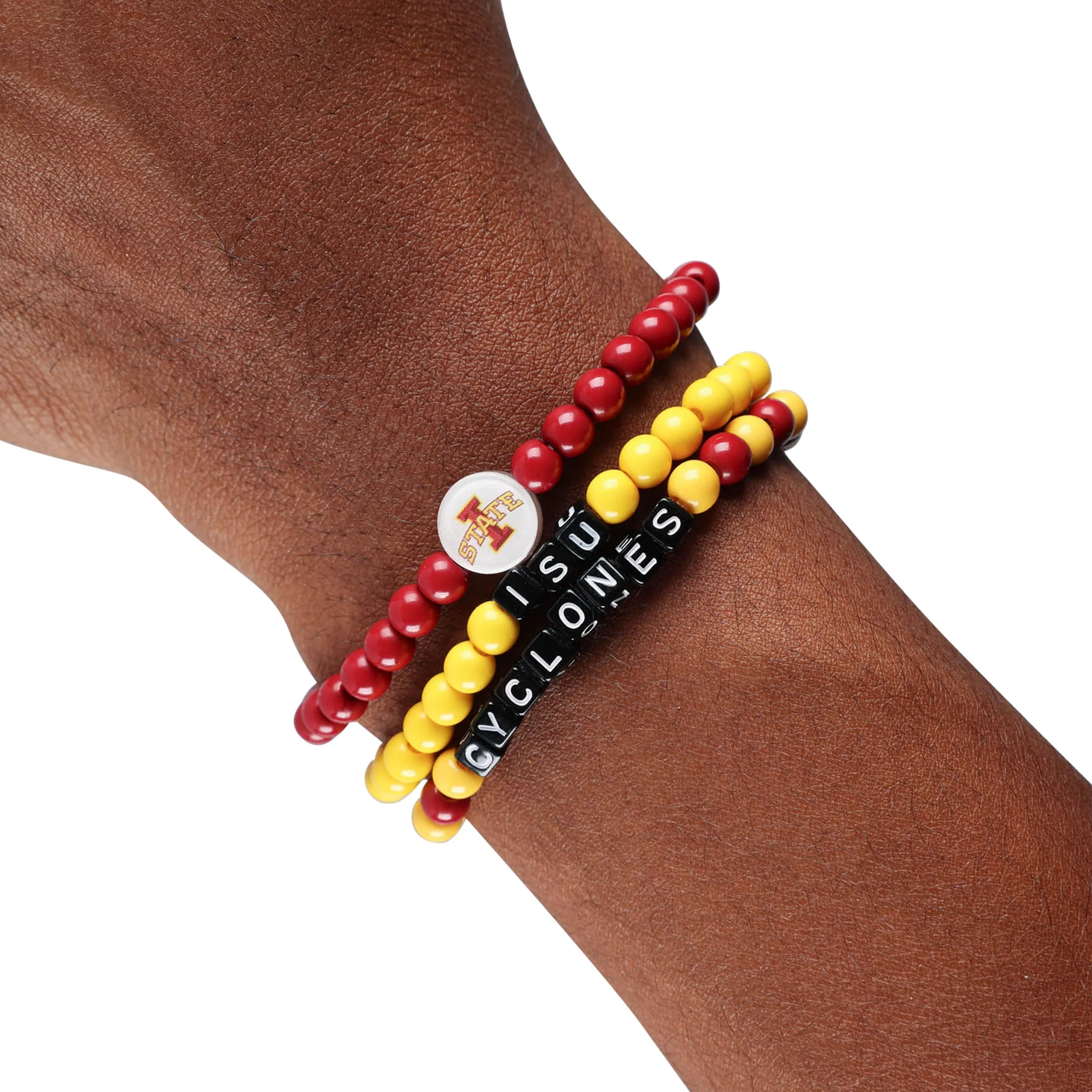 Iowa State Cyclones NCAA 3 Pack Beaded Friendship Bracelet - Image 4