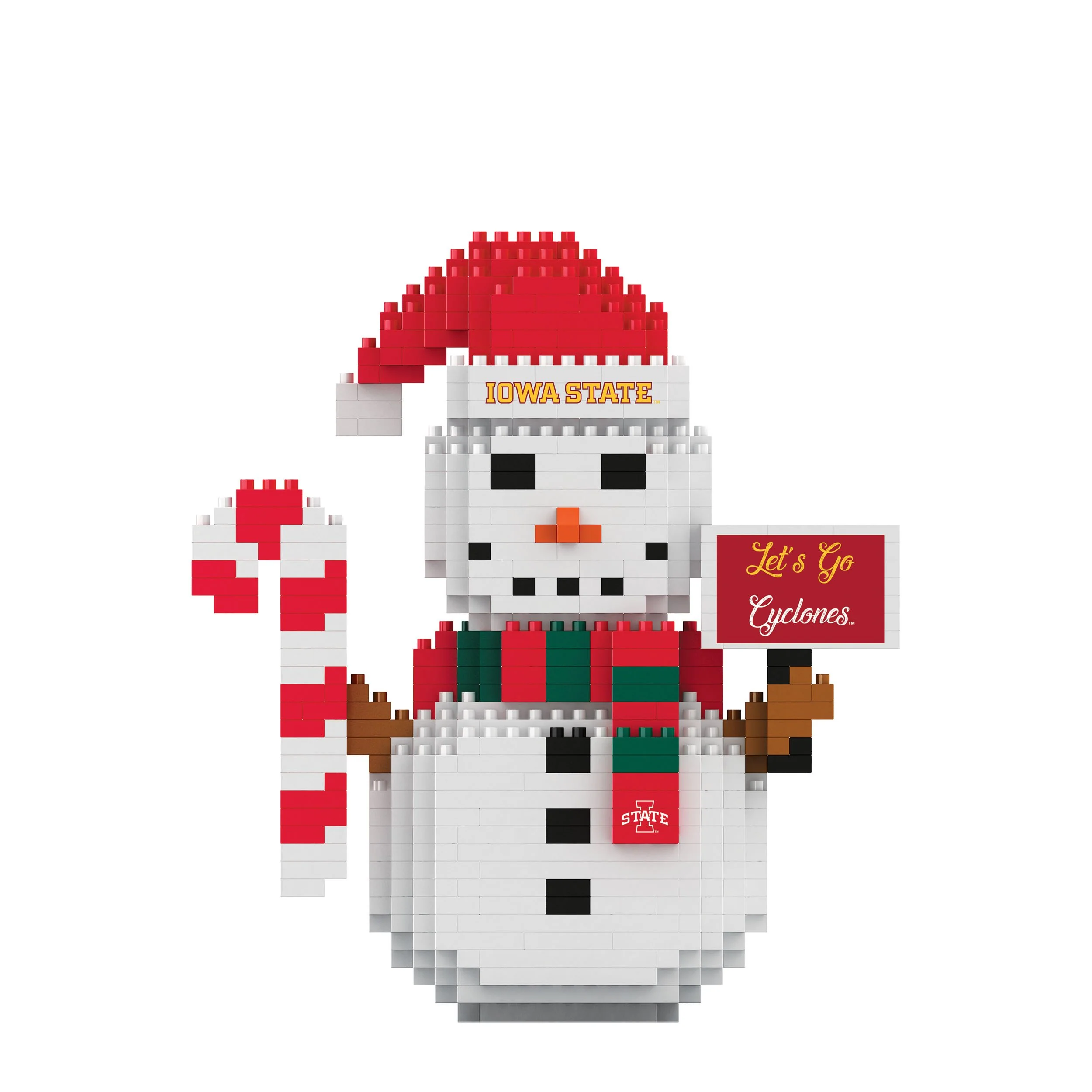 Iowa State Cyclones NCAA BRXLZ Snowman - Image 2