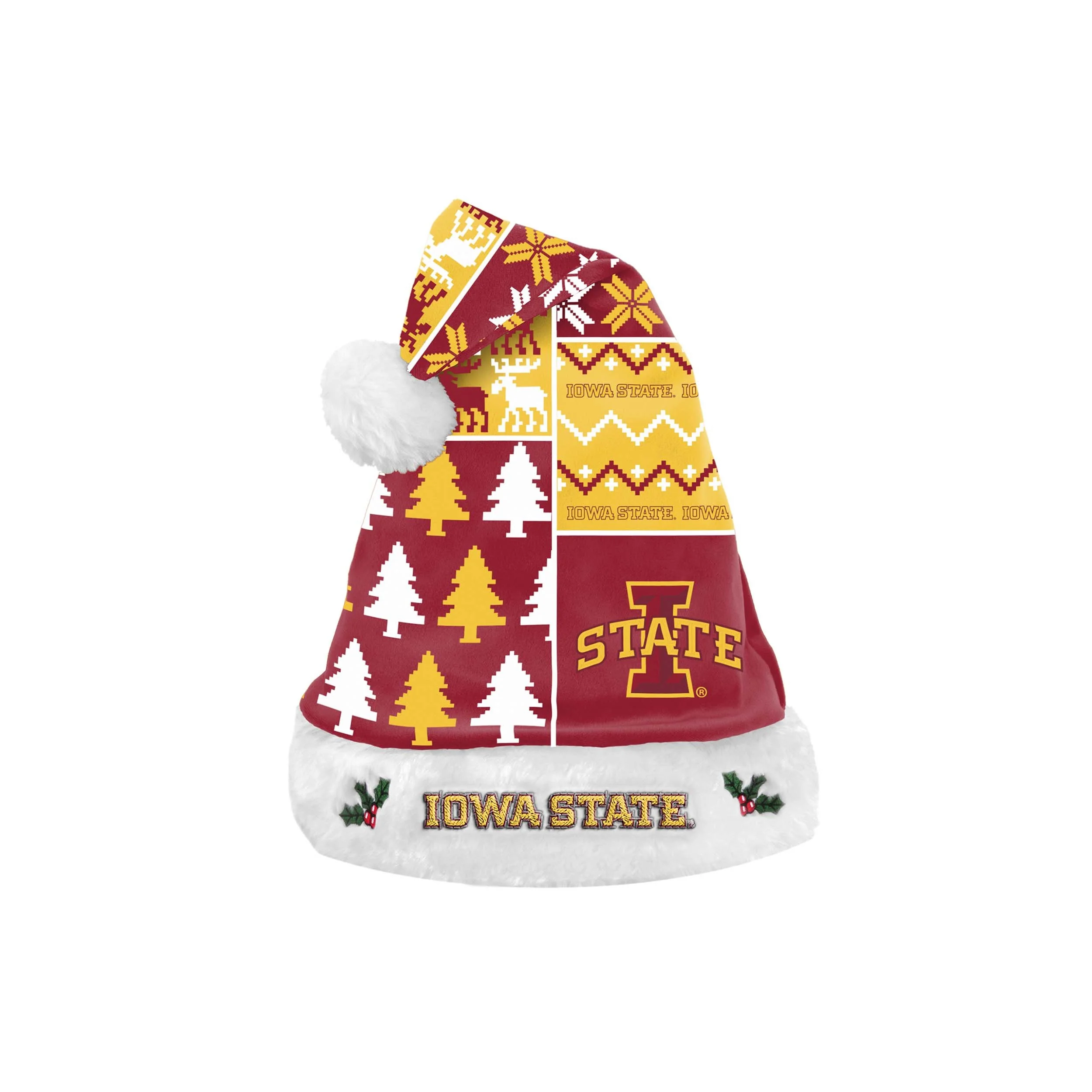 Iowa State Cyclones NCAA Busy Block Family Holiday Pajamas - Image 7