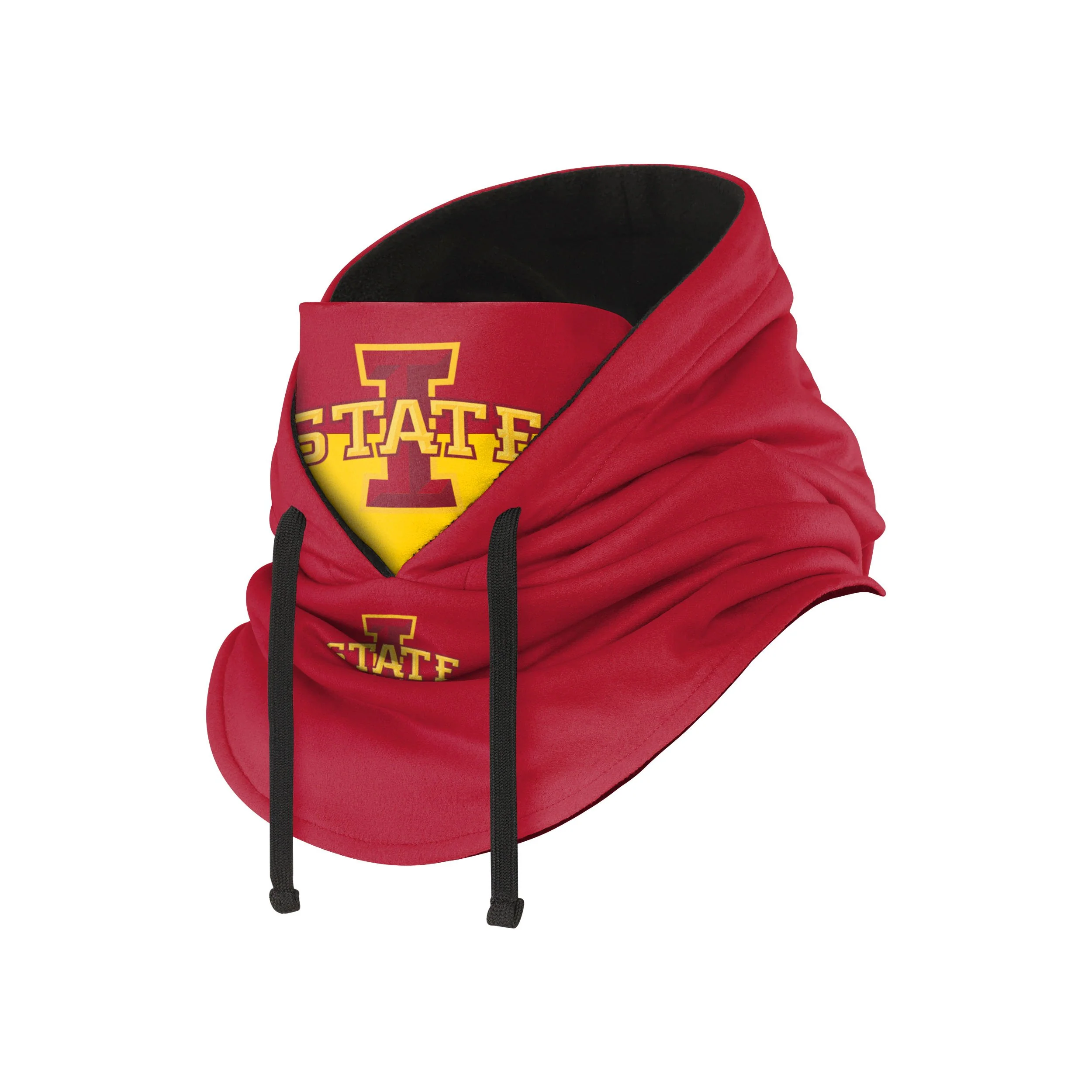 Iowa State Cyclones NCAA Drawstring Hooded Gaiter - Image 2