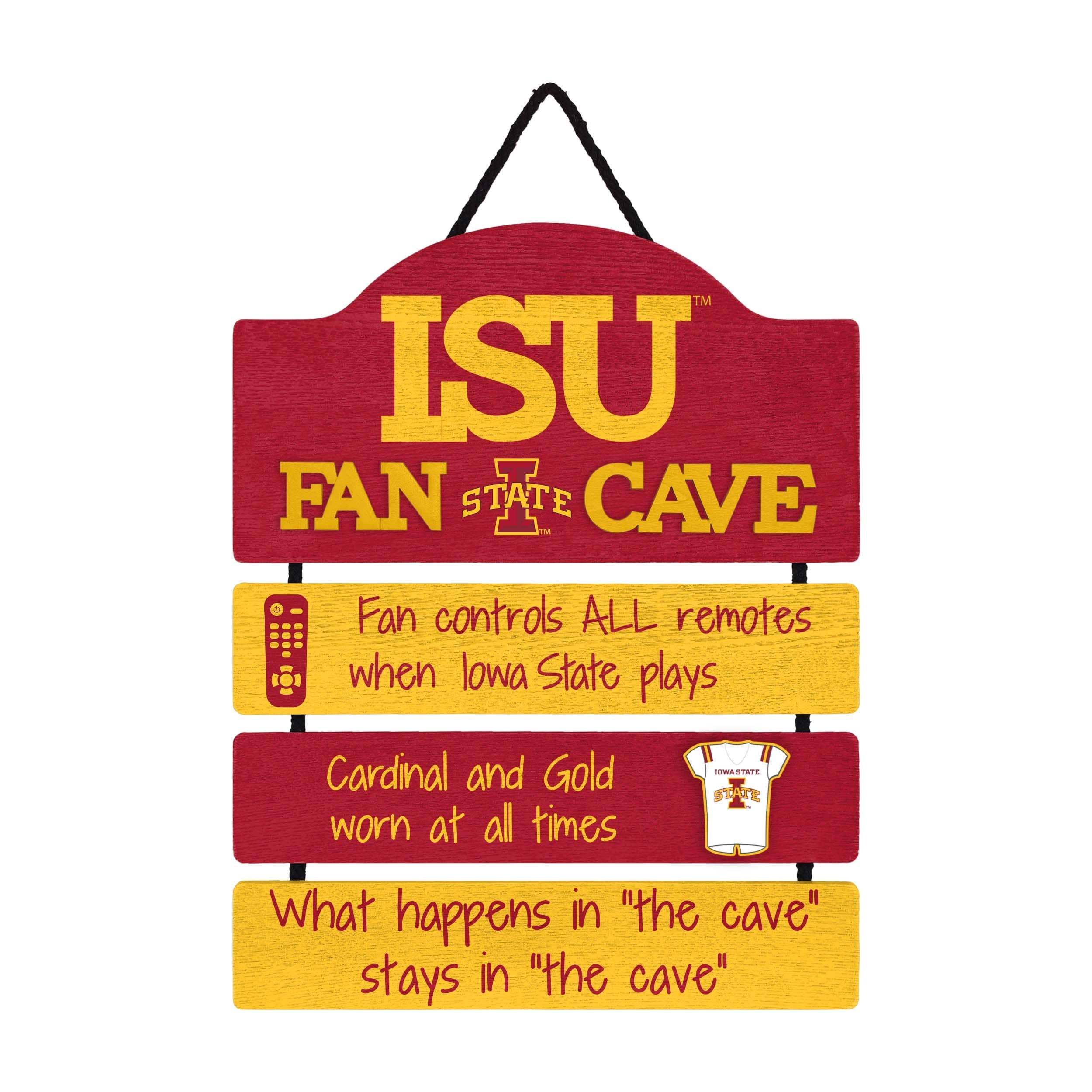 Iowa State Cyclones NCAA Fancave Sign