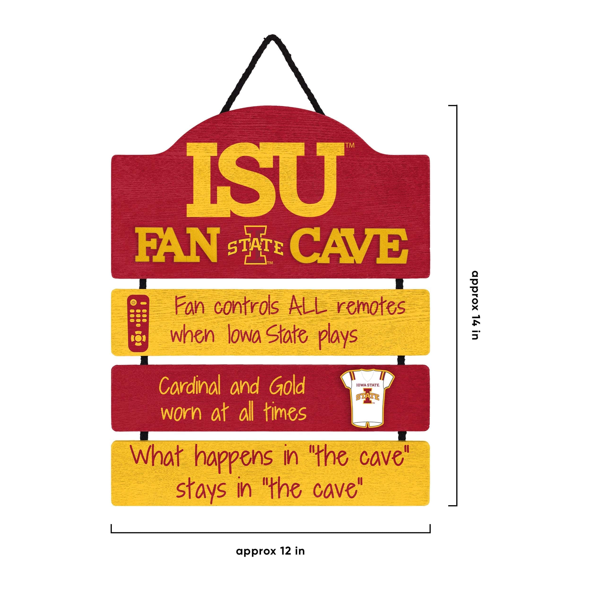 Iowa State Cyclones NCAA Fancave Sign - Image 3