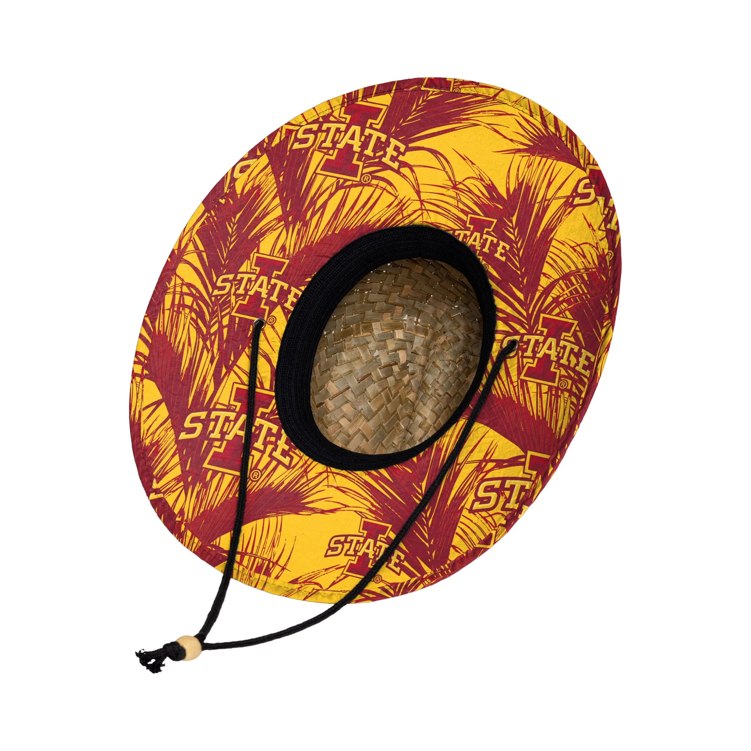 Iowa State Cyclones NCAA Floral Straw Hat - Image 2