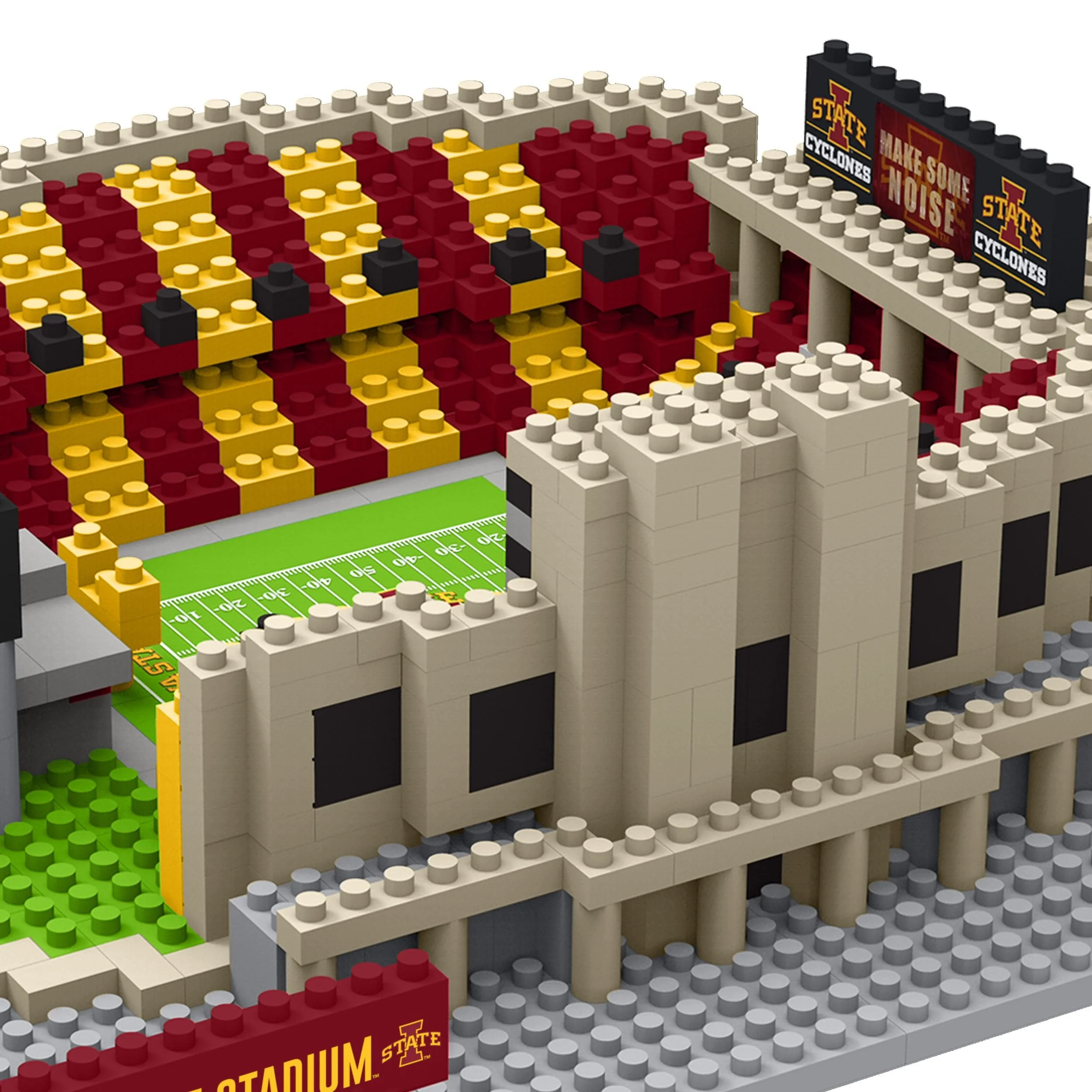 Iowa State Cyclones NCAA Jack Trice Stadium Mini BRXLZ Stadium - Image 5