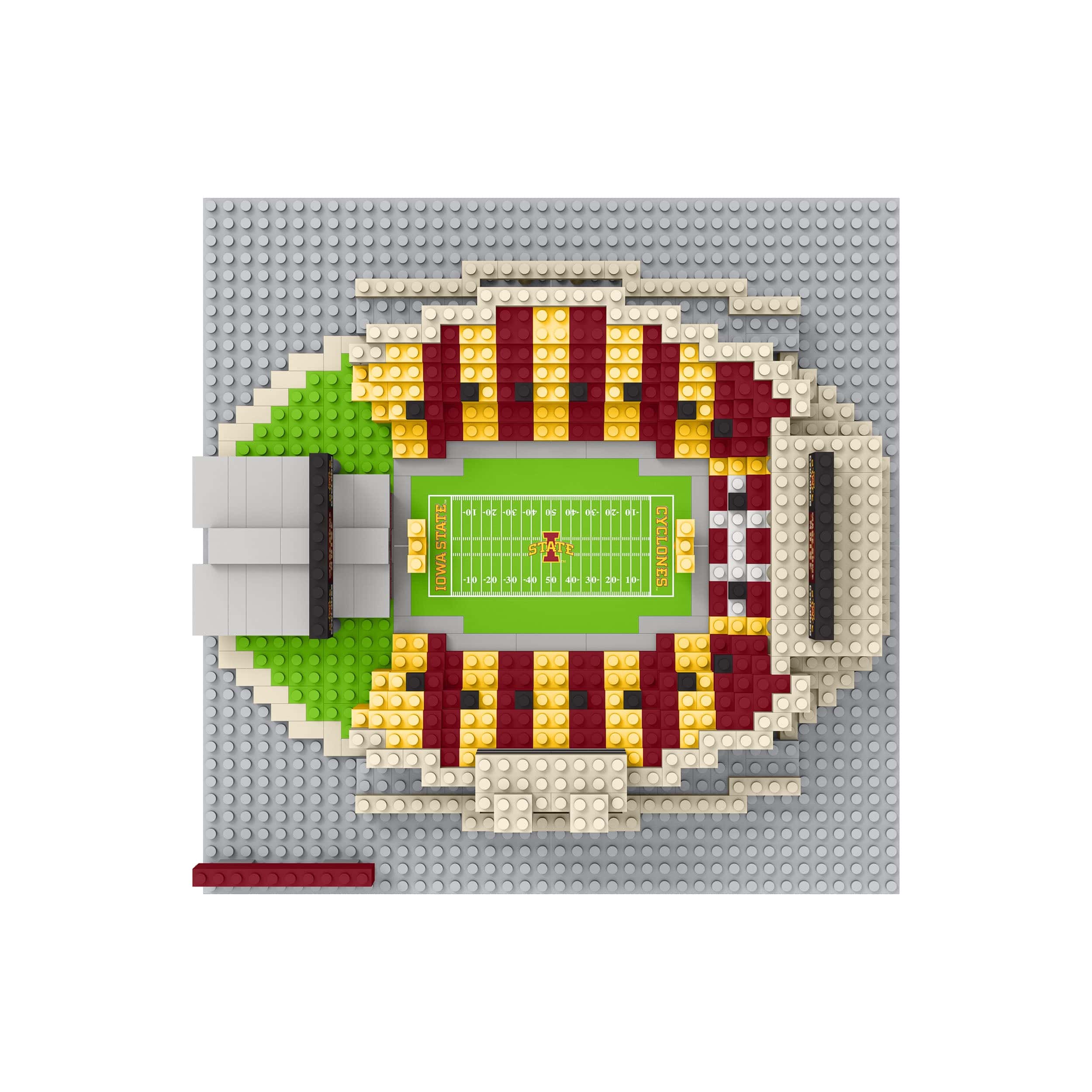 Iowa State Cyclones NCAA Jack Trice Stadium Mini BRXLZ Stadium - Image 6