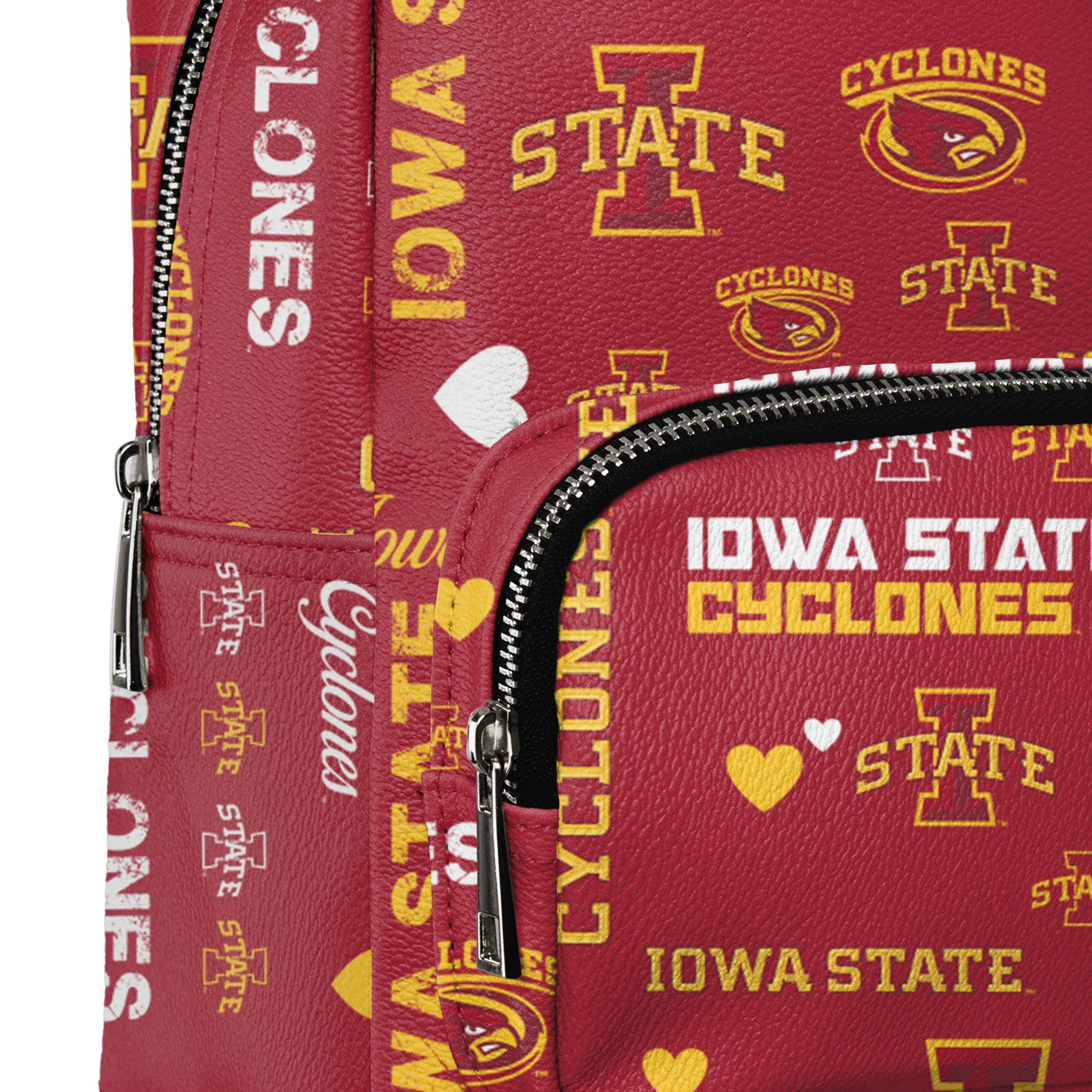 Iowa State Cyclones NCAA Logo Love Mini Backpack - Image 4