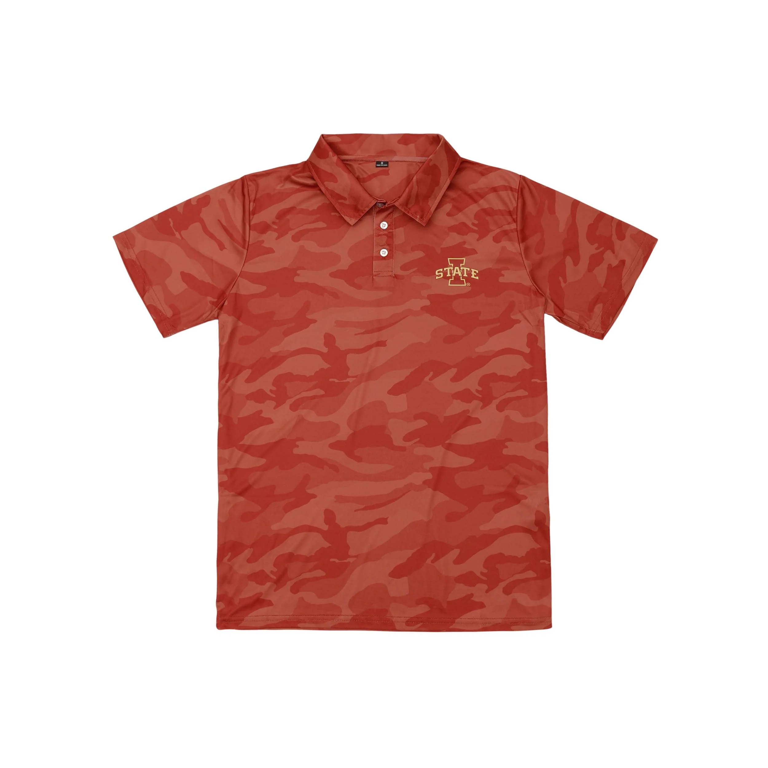 Iowa State Cyclones NCAA Mens Color Camo Polyester Polo - Image 5