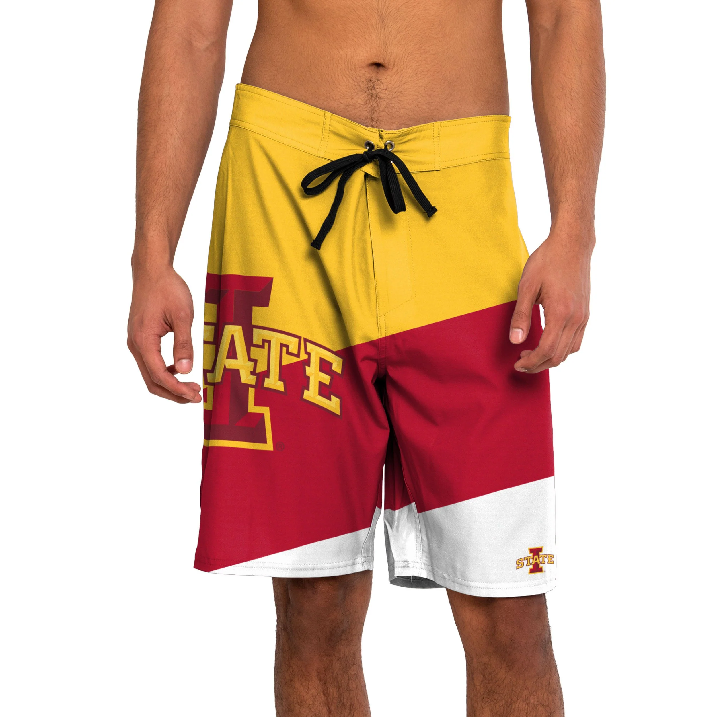 Iowa State Cyclones NCAA Mens Color Dive Boardshorts - Image 2