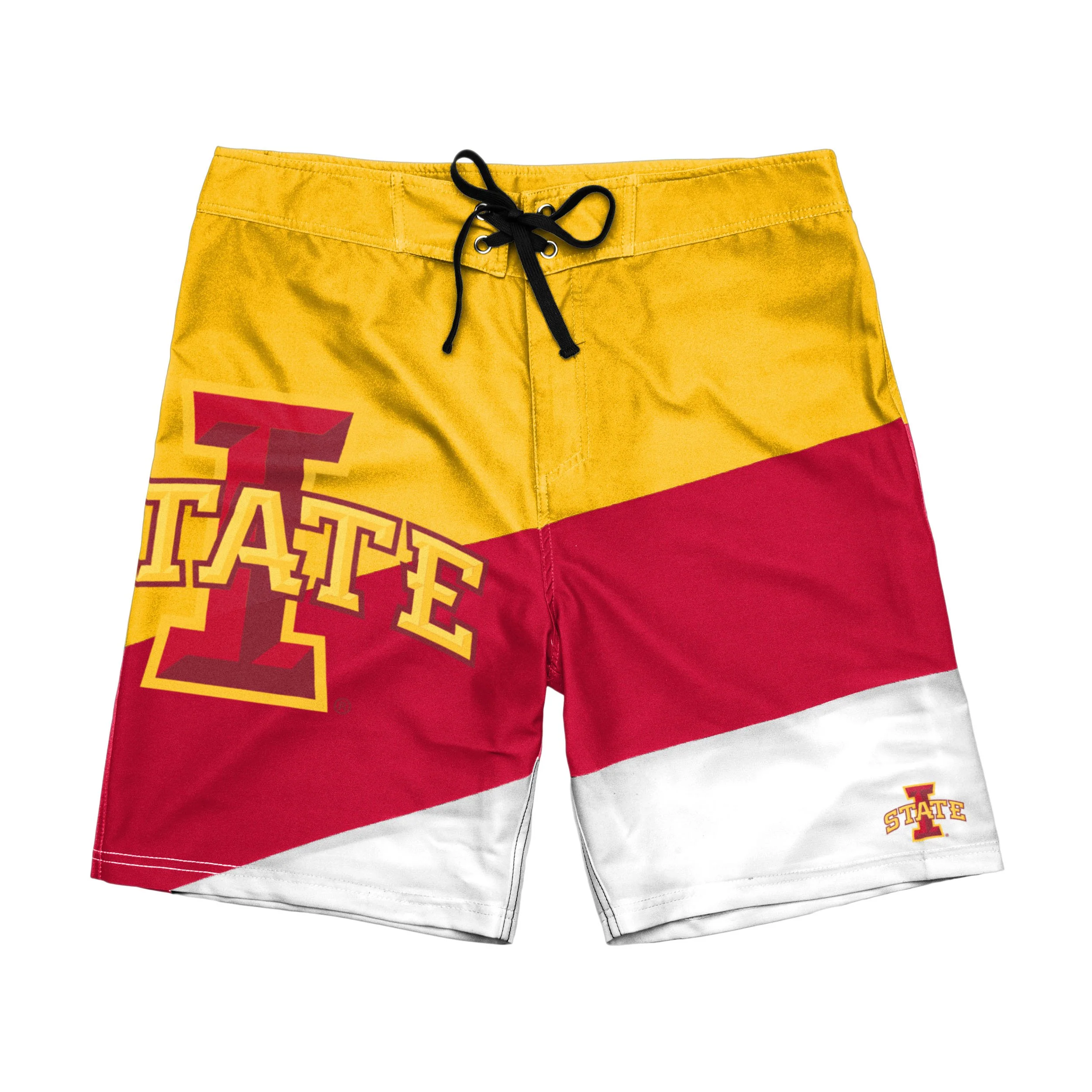 Iowa State Cyclones NCAA Mens Color Dive Boardshorts - Image 3