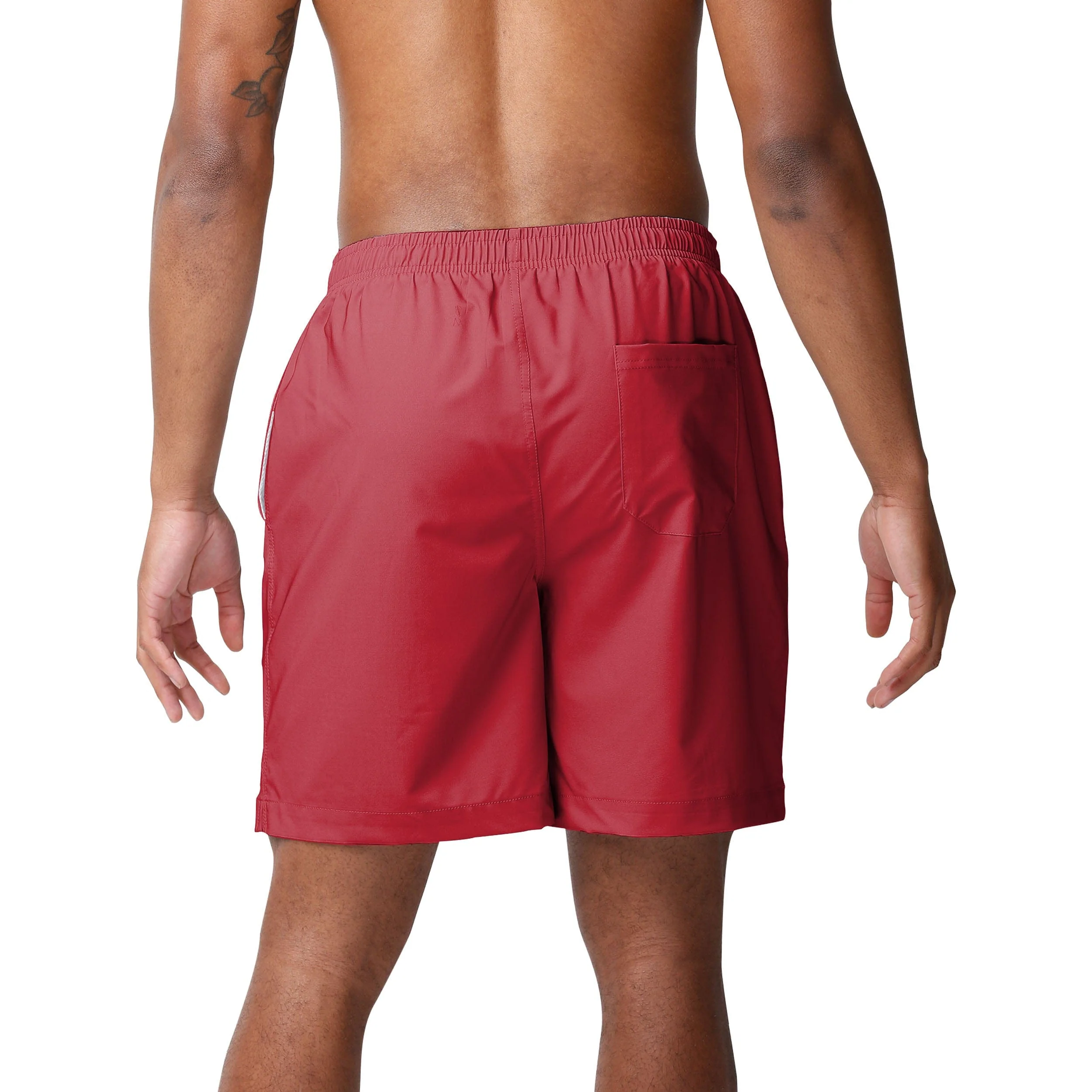 Iowa State Cyclones NCAA Mens Solid Wordmark Traditional Swimming Trunks - Image 3