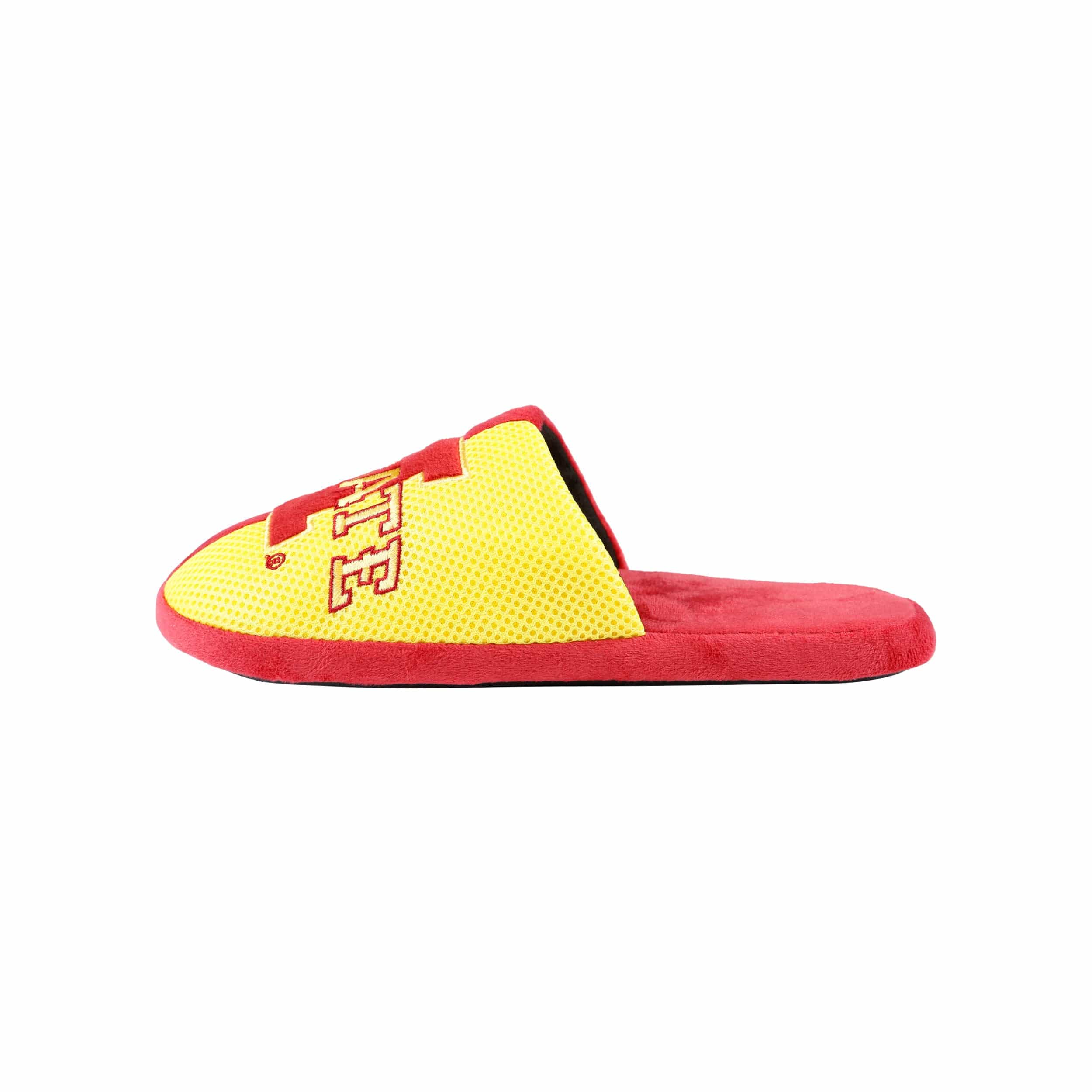 Iowa State Cyclones NCAA Mens Team Logo Staycation Slippers - Image 2