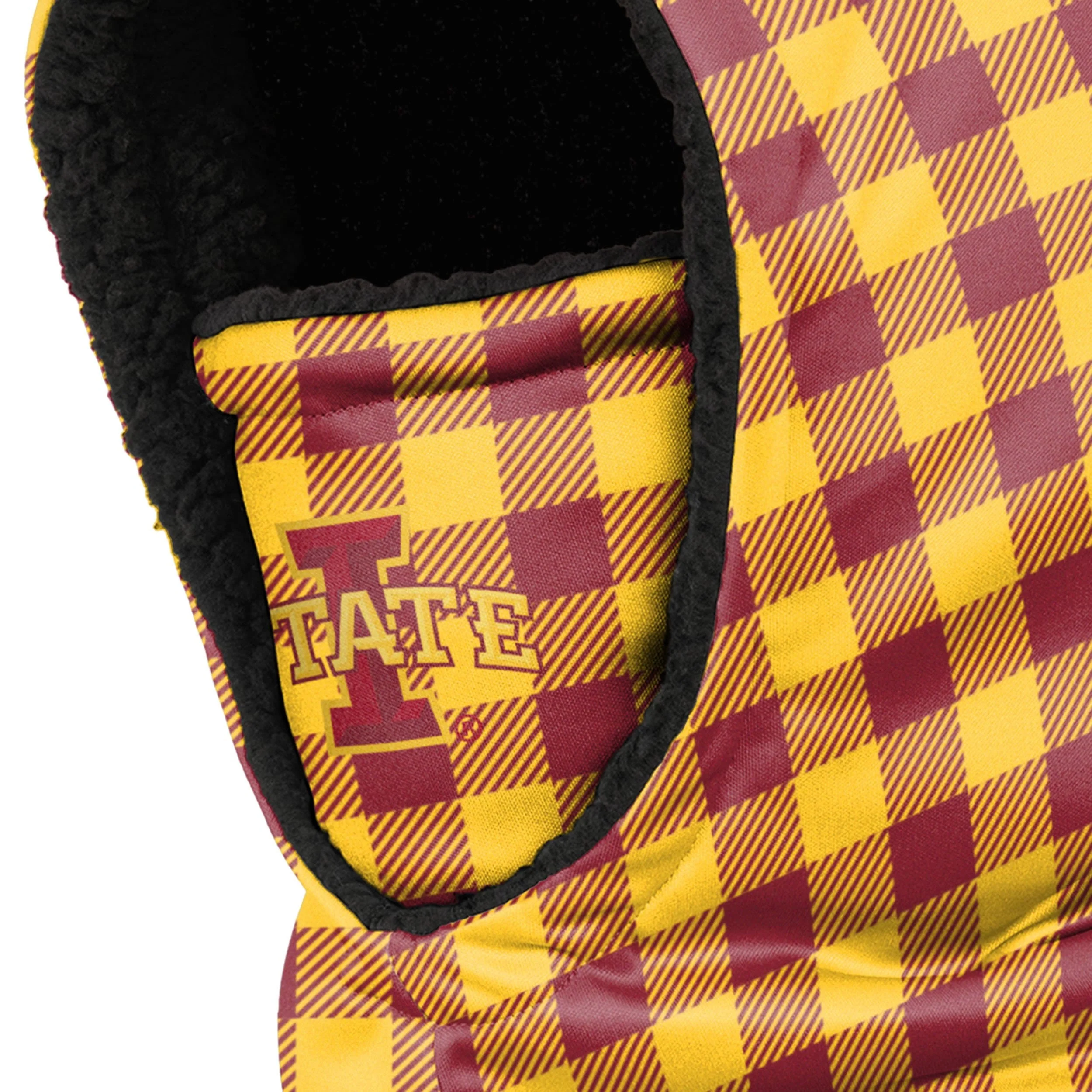 Iowa State Cyclones NCAA Plaid Hooded Gaiter - Image 3