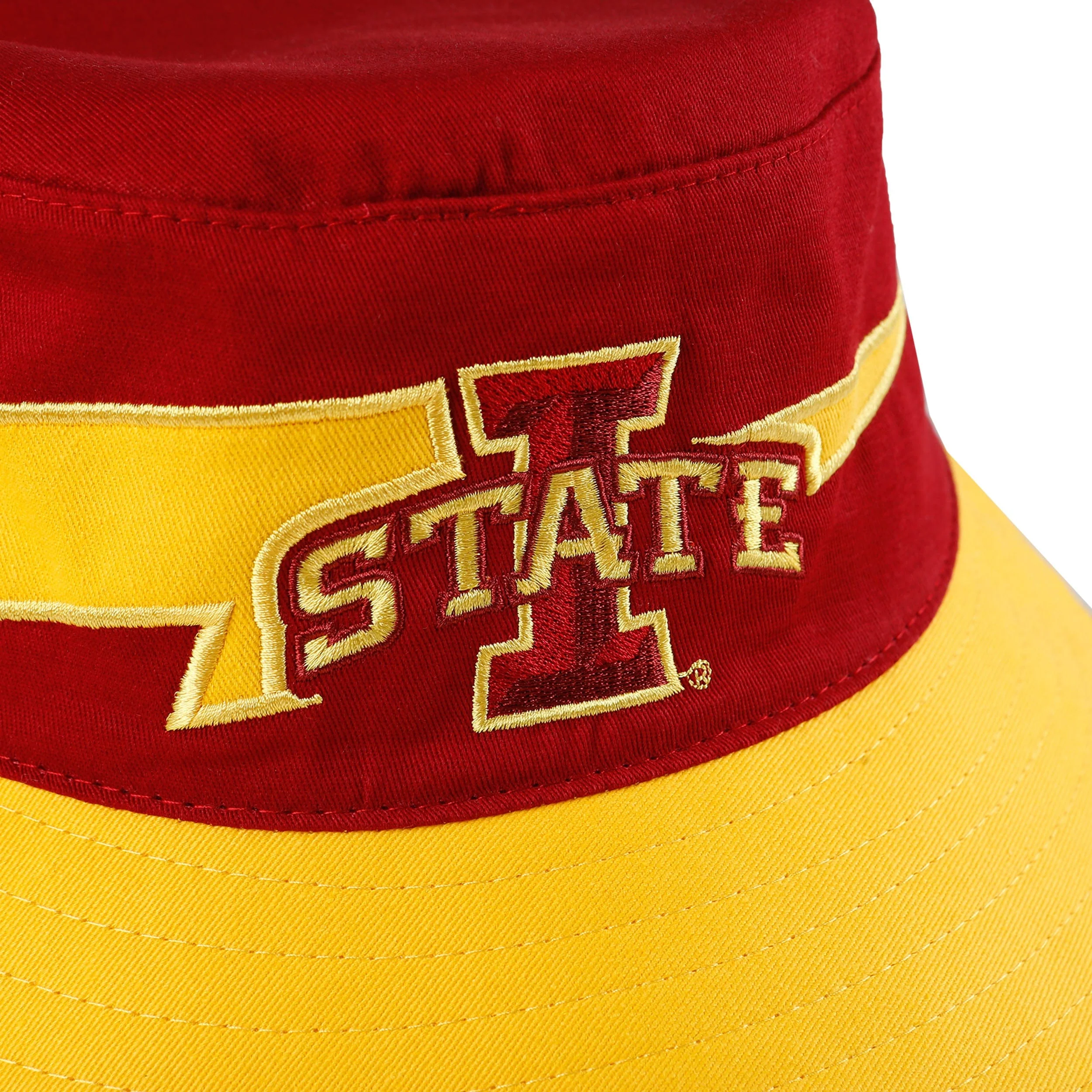 Iowa State Cyclones NCAA Team Stripe Bucket Hat - Image 3