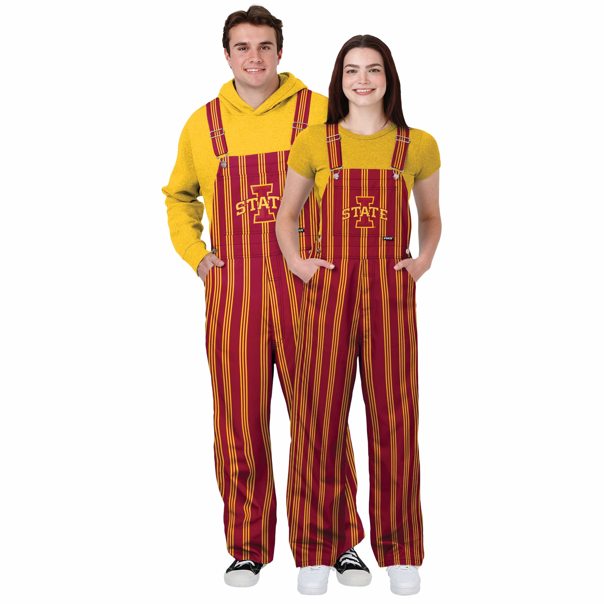 Iowa State Cyclones NCAA Womens Sideline Spirit Bib Overalls - Image 3