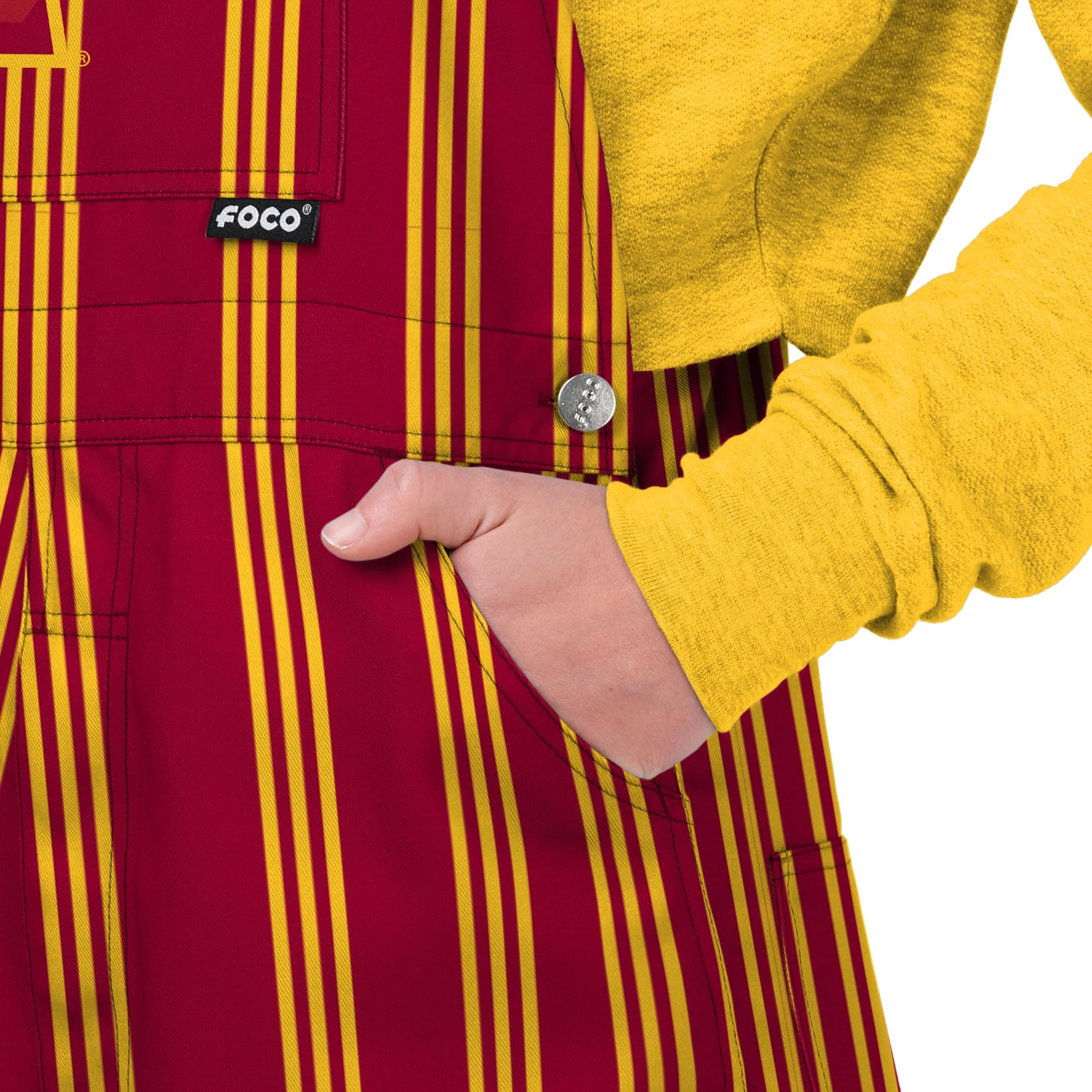 Iowa State Cyclones NCAA Womens Sideline Spirit Bib Overalls - Image 5