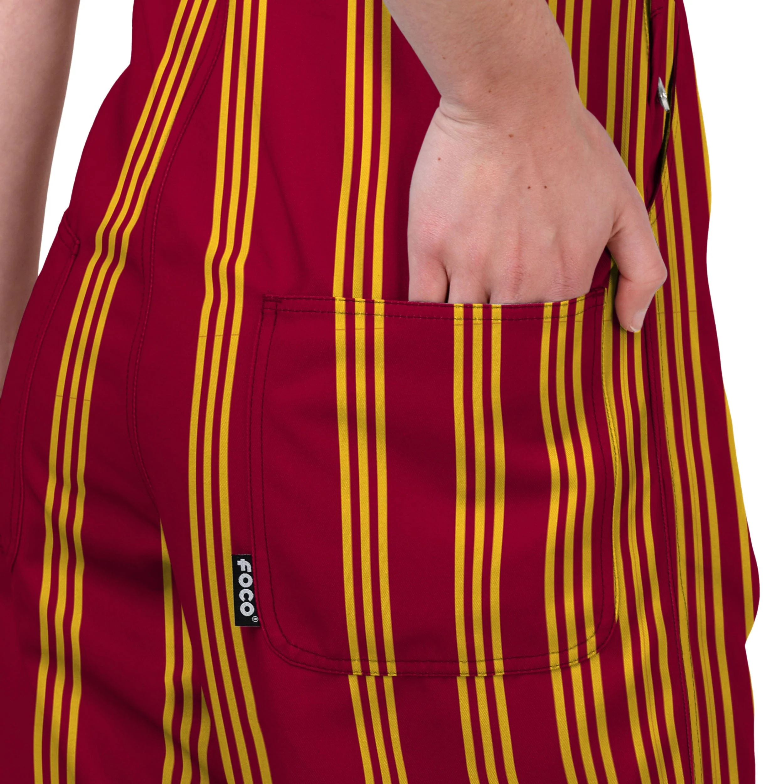 Iowa State Cyclones NCAA Womens Sideline Spirit Bib Overalls - Image 6