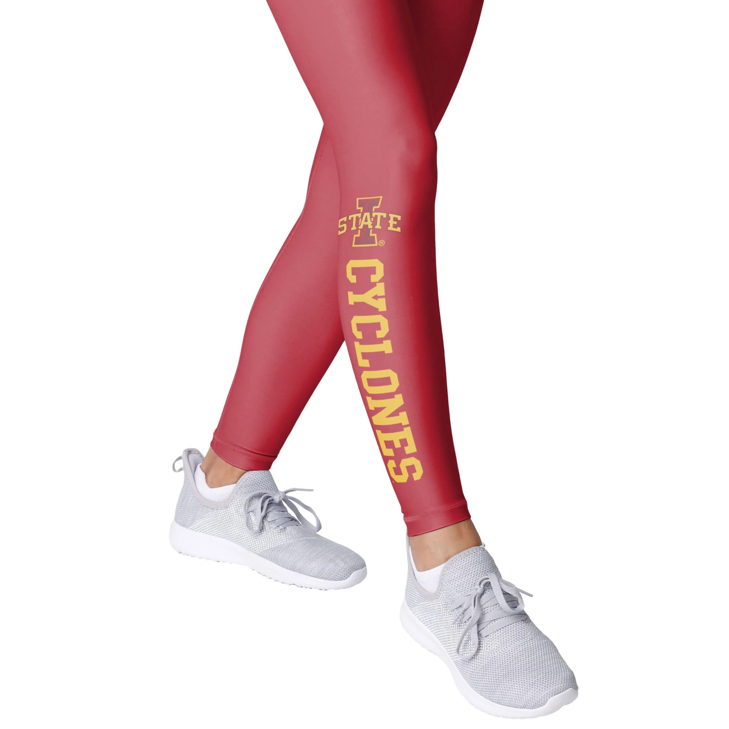 Iowa State Cyclones NCAA Womens Solid Wordmark Leggings - Image 4