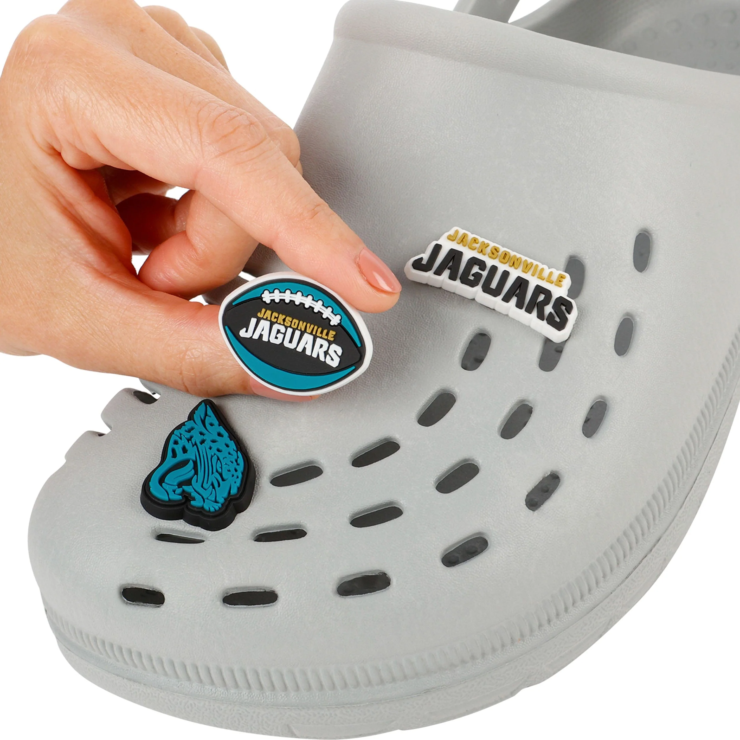 Jacksonville Jaguars NFL 10 Pack Team Clog Charms - Image 3