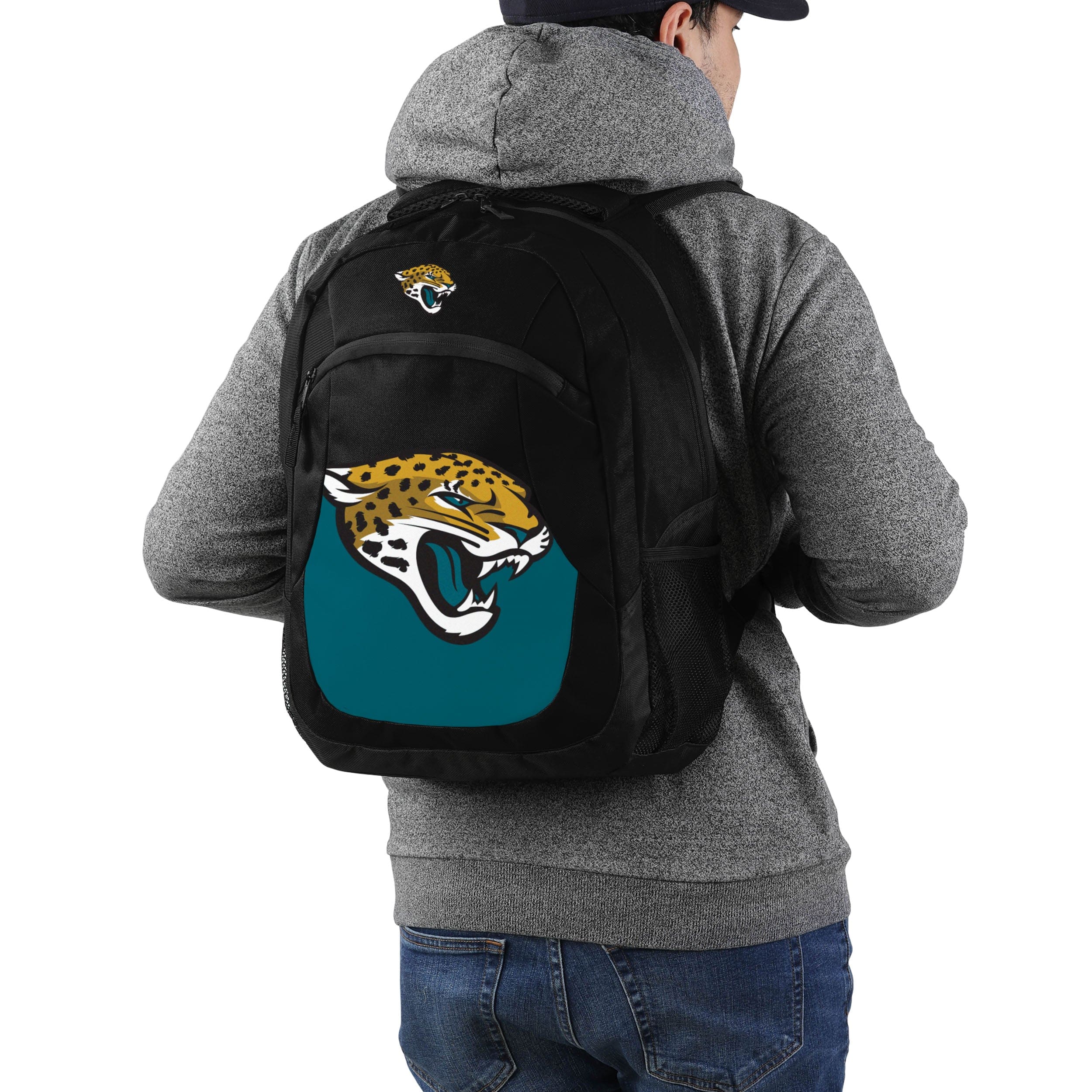 Jacksonville Jaguars NFL Colorblock Action Backpack - Image 5