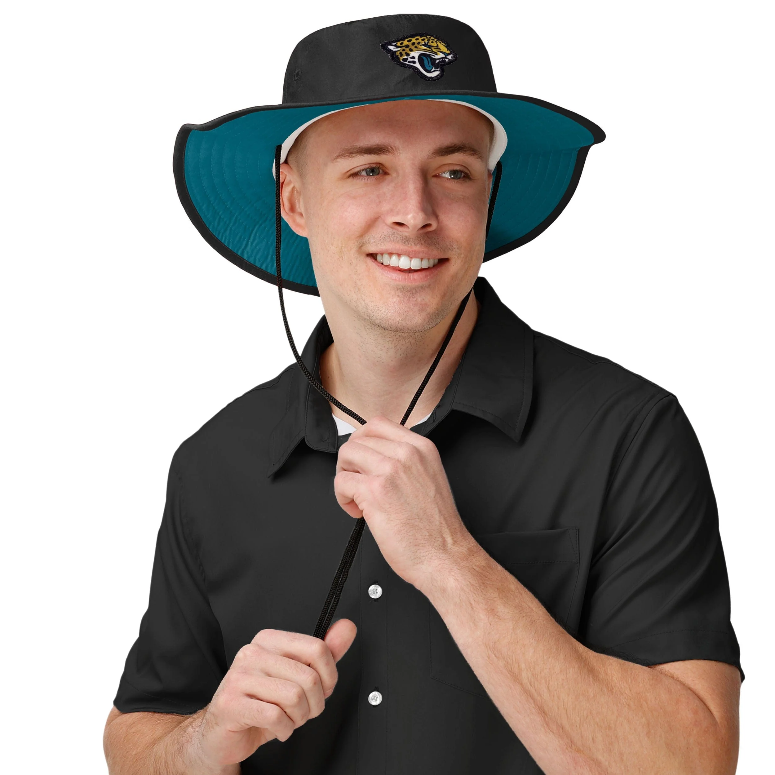 Jacksonville Jaguars NFL Colorblock Boonie Hat - Image 3