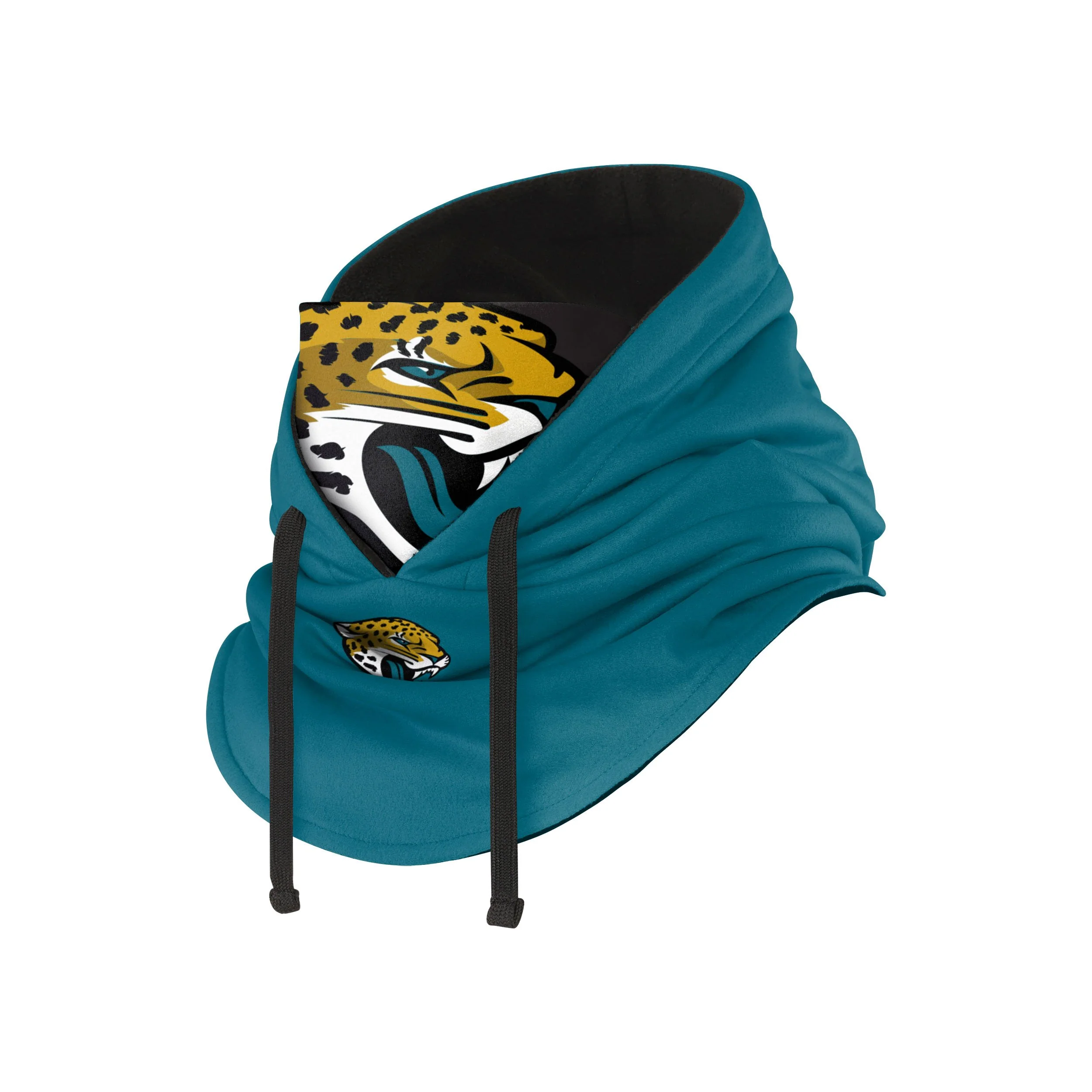 Jacksonville Jaguars NFL Drawstring Hooded Gaiter - Image 2