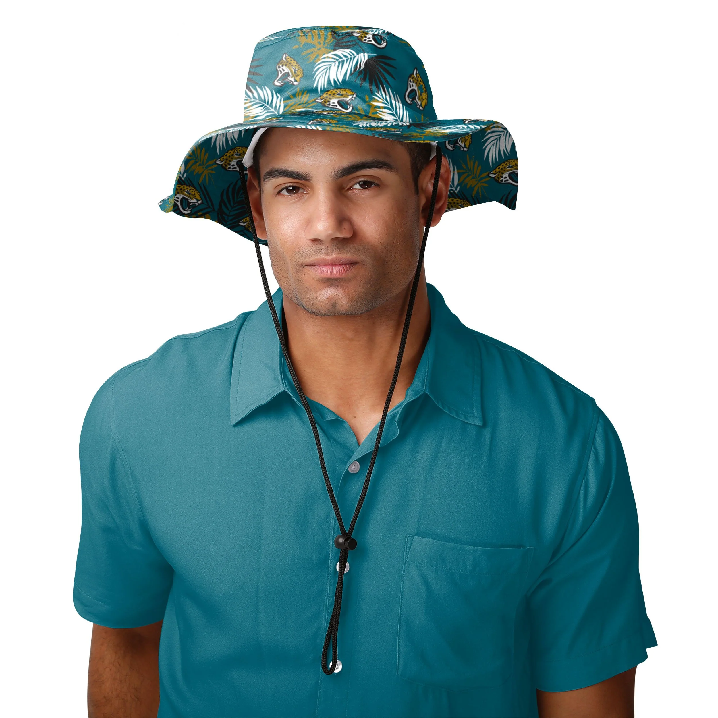 Jacksonville Jaguars NFL Floral Boonie Hat - Image 2