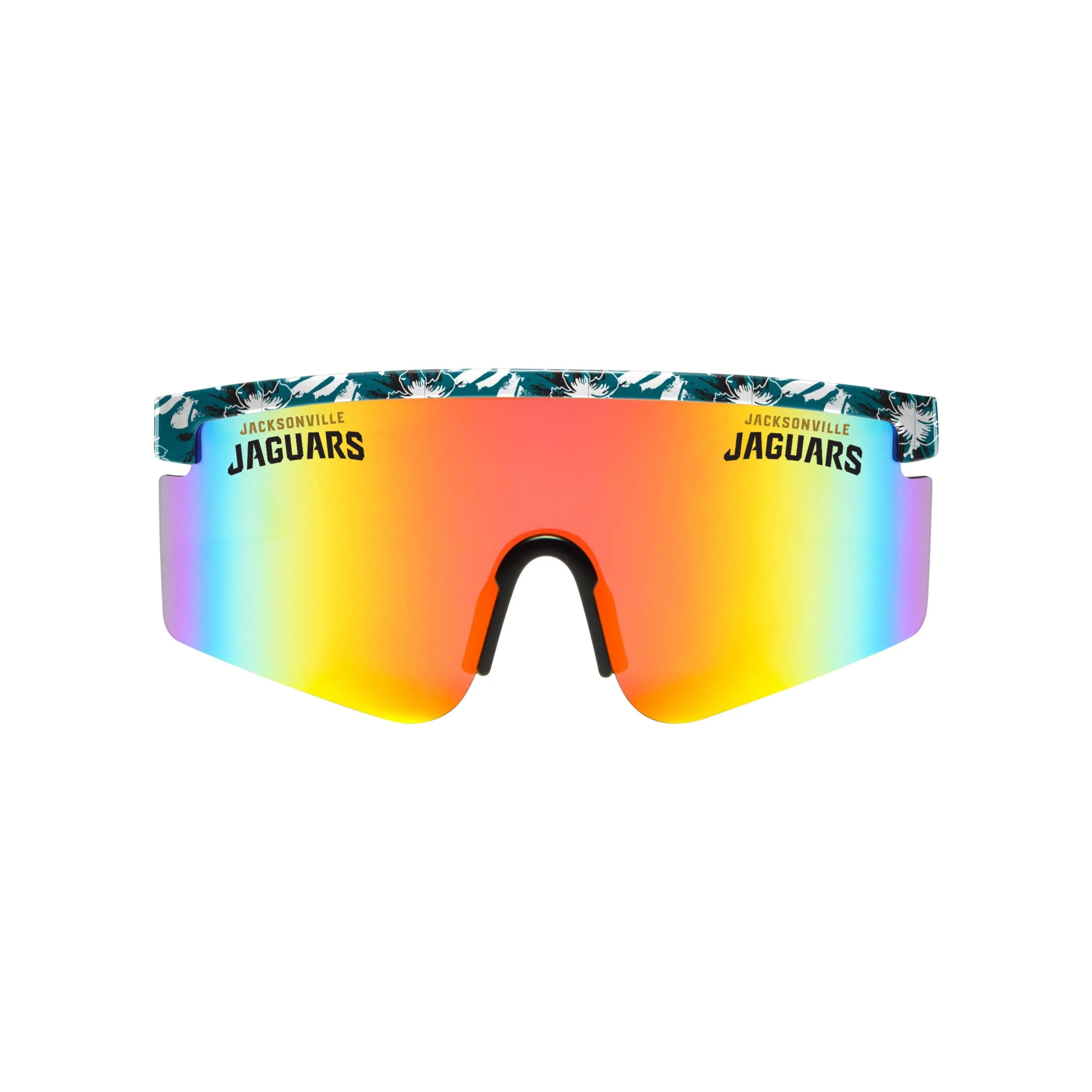 Jacksonville Jaguars NFL Floral Large Frame Sunglasses - Image 2