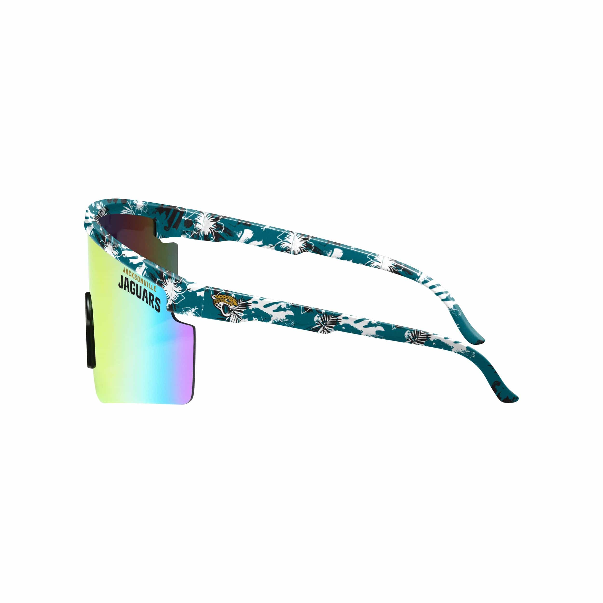 Jacksonville Jaguars NFL Floral Large Frame Sunglasses - Image 3