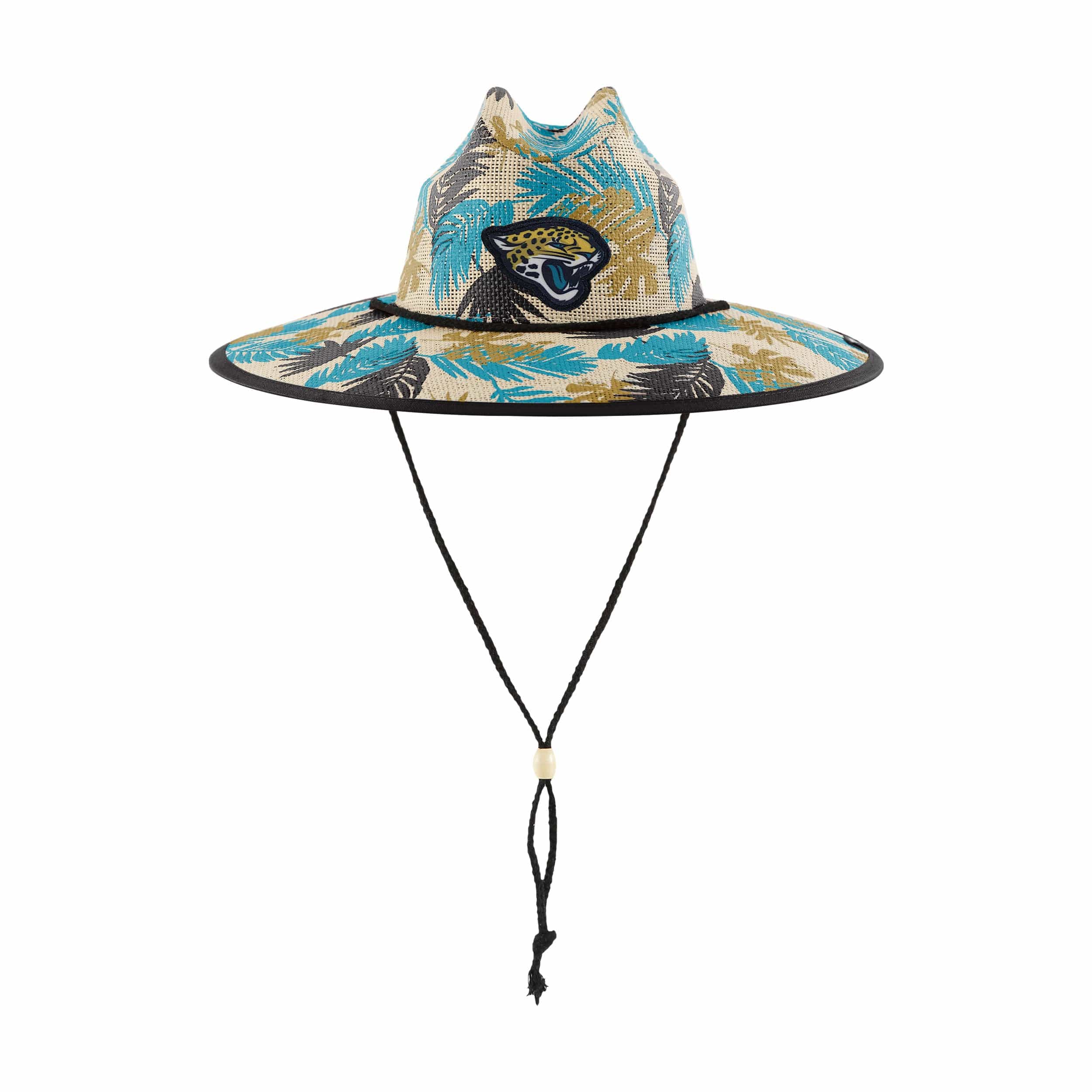Jacksonville Jaguars NFL Floral Printed Straw Hat - Image 3
