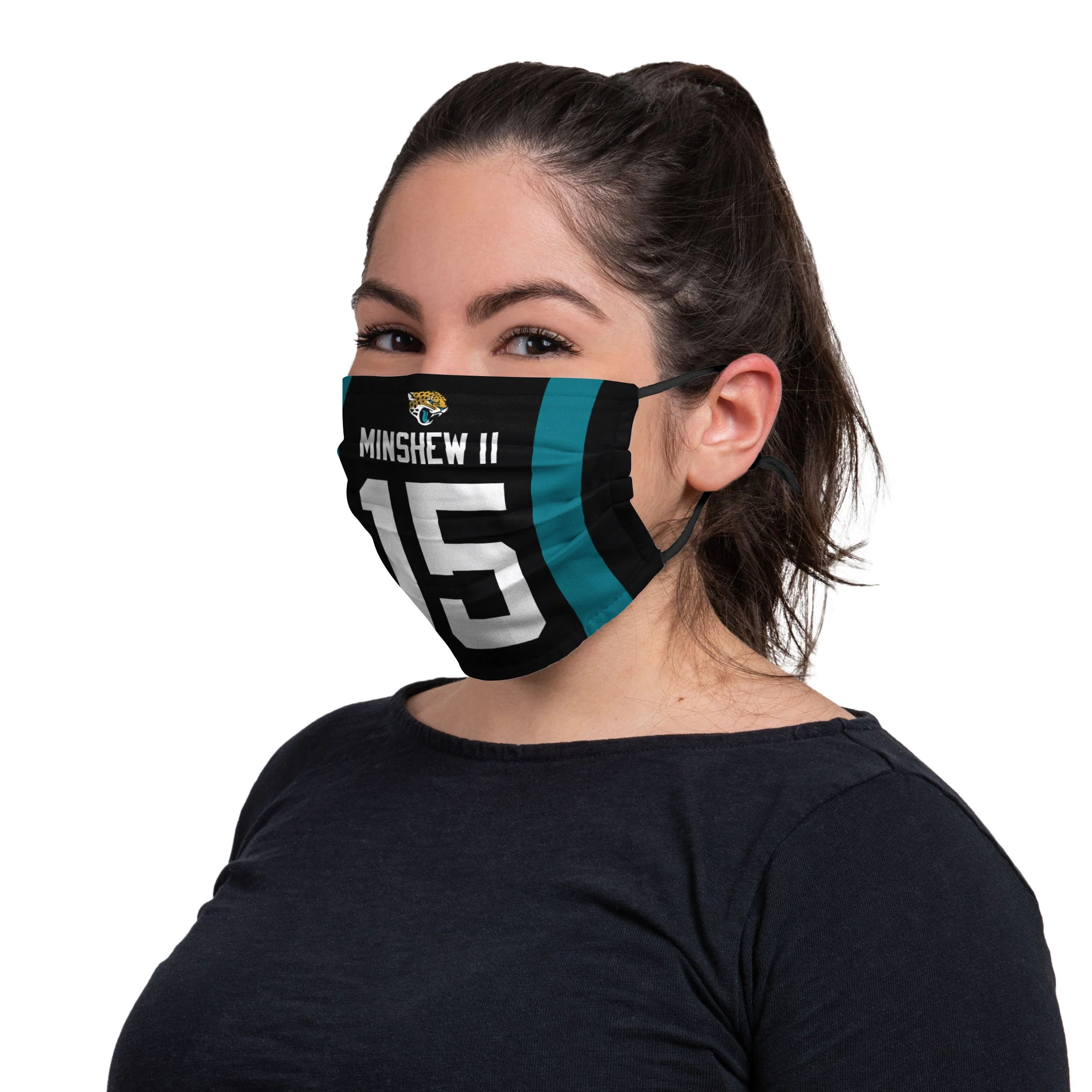 Jacksonville Jaguars NFL Gardner Minshew Adjustable Face Cover - Image 3