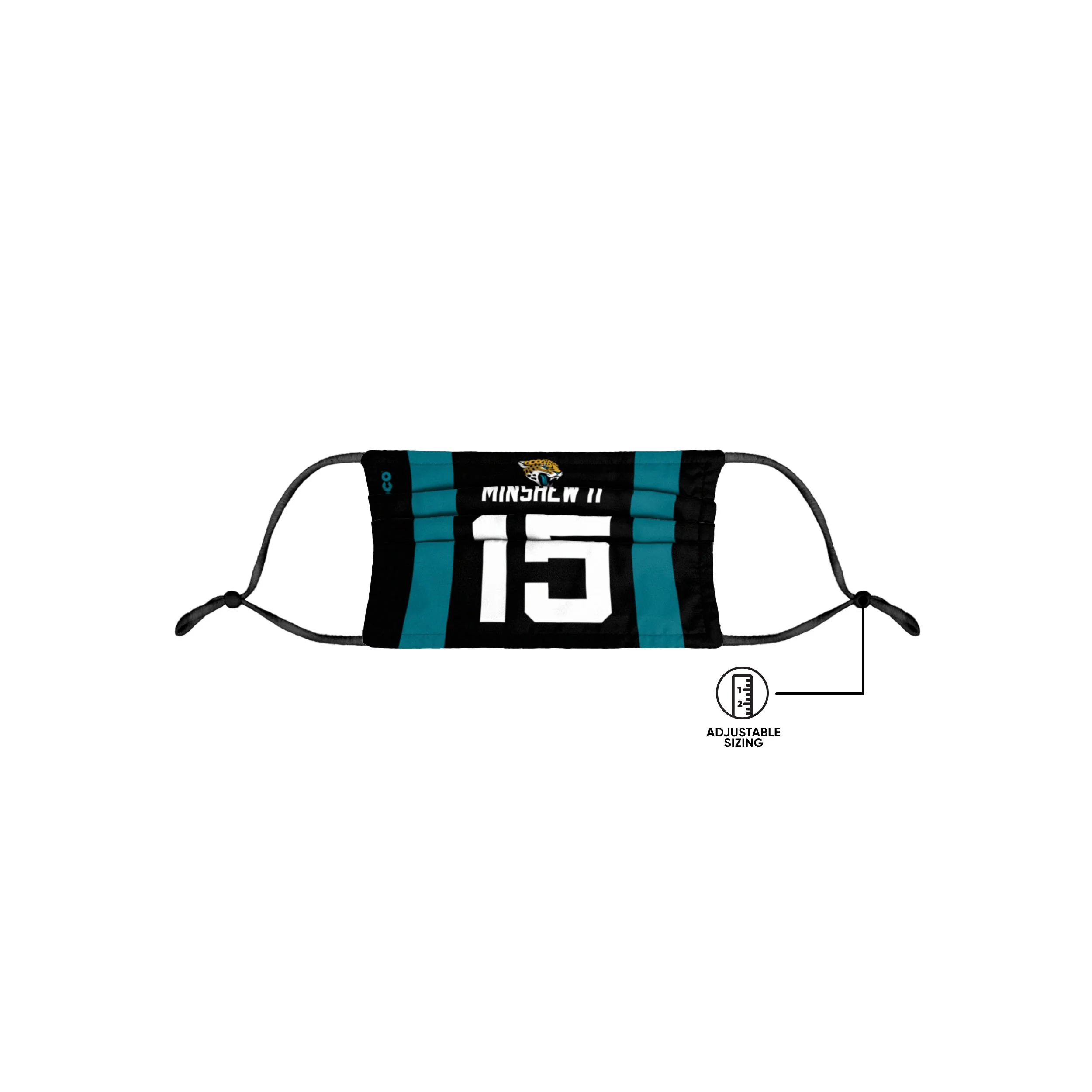 Jacksonville Jaguars NFL Gardner Minshew Adjustable Face Cover - Image 5