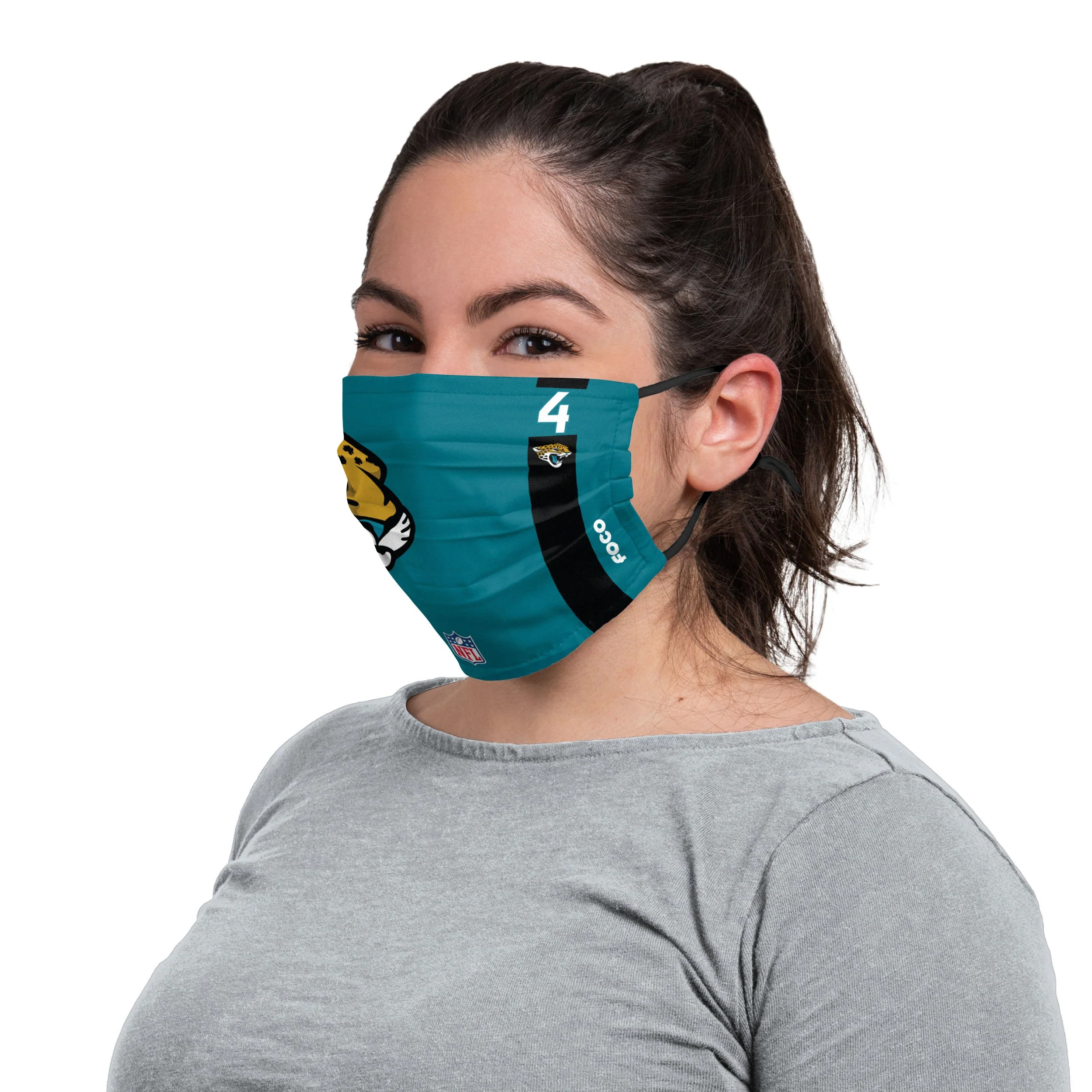 Jacksonville Jaguars NFL Josh Lambo On-Field Sideline Logo Face Cover - Image 3