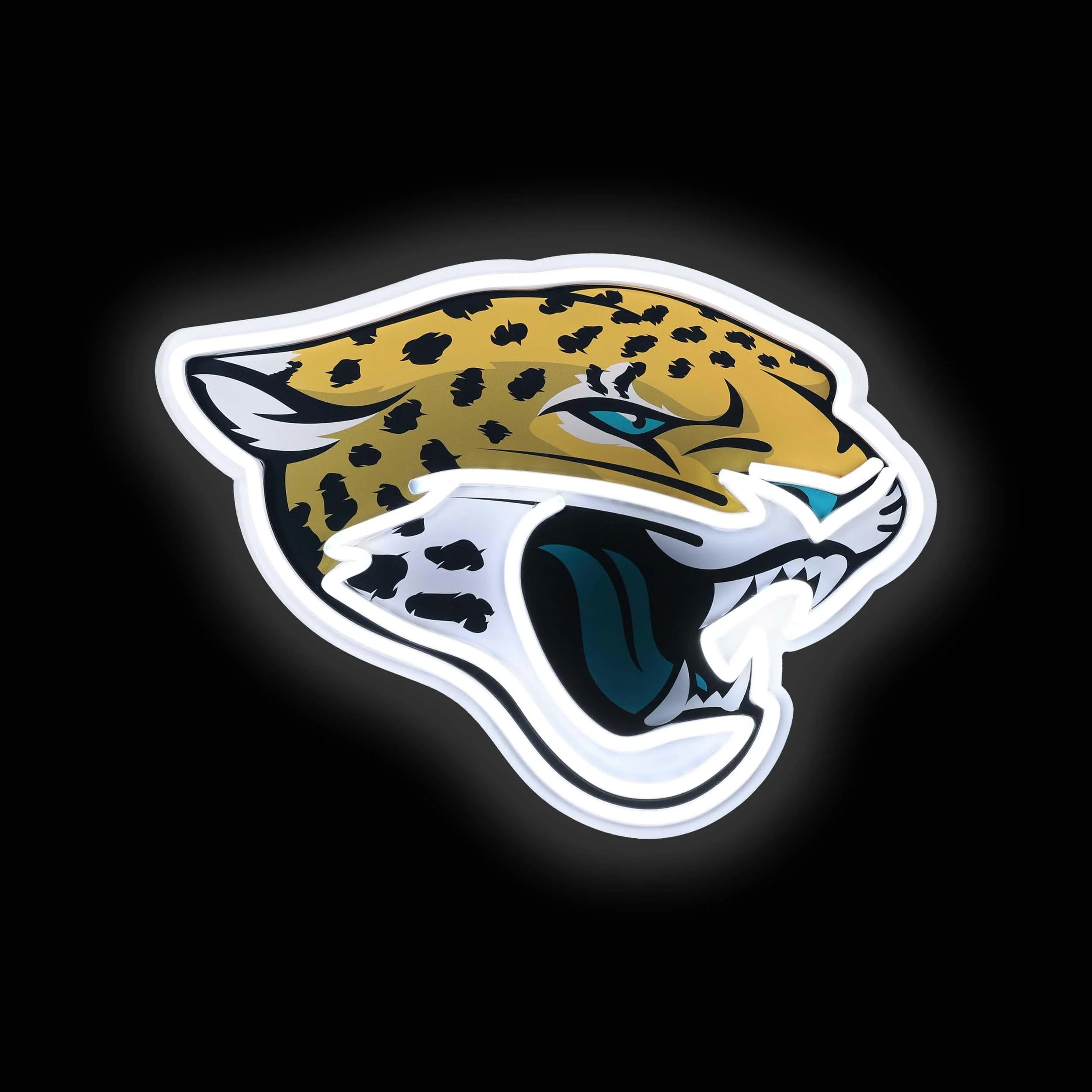 Jacksonville Jaguars NFL LED Neon Light Up Team Logo Sign - Image 2