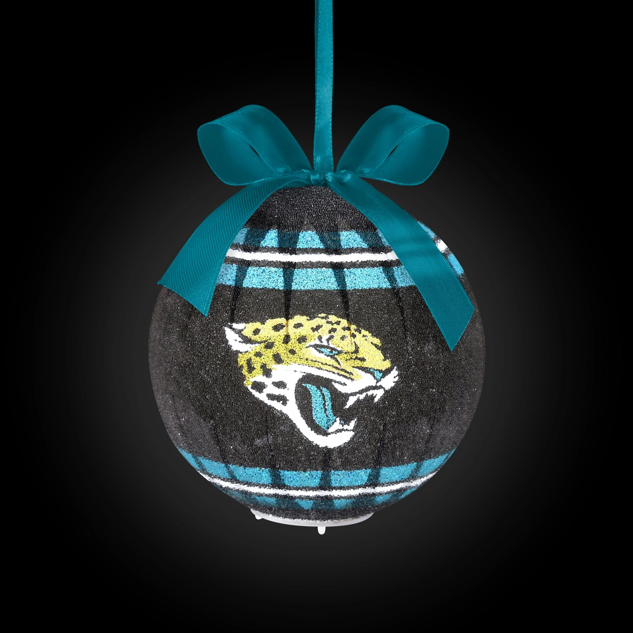 Jacksonville Jaguars NFL LED Shatterproof Ball Ornament - Image 2